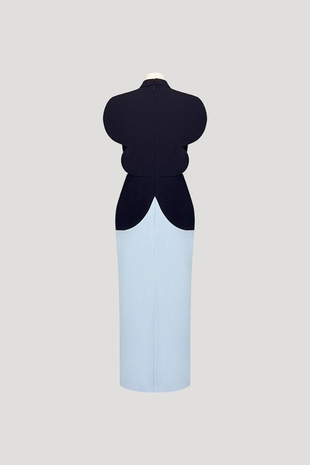 HOTARU Dress in Dark Blue/Ash Blue