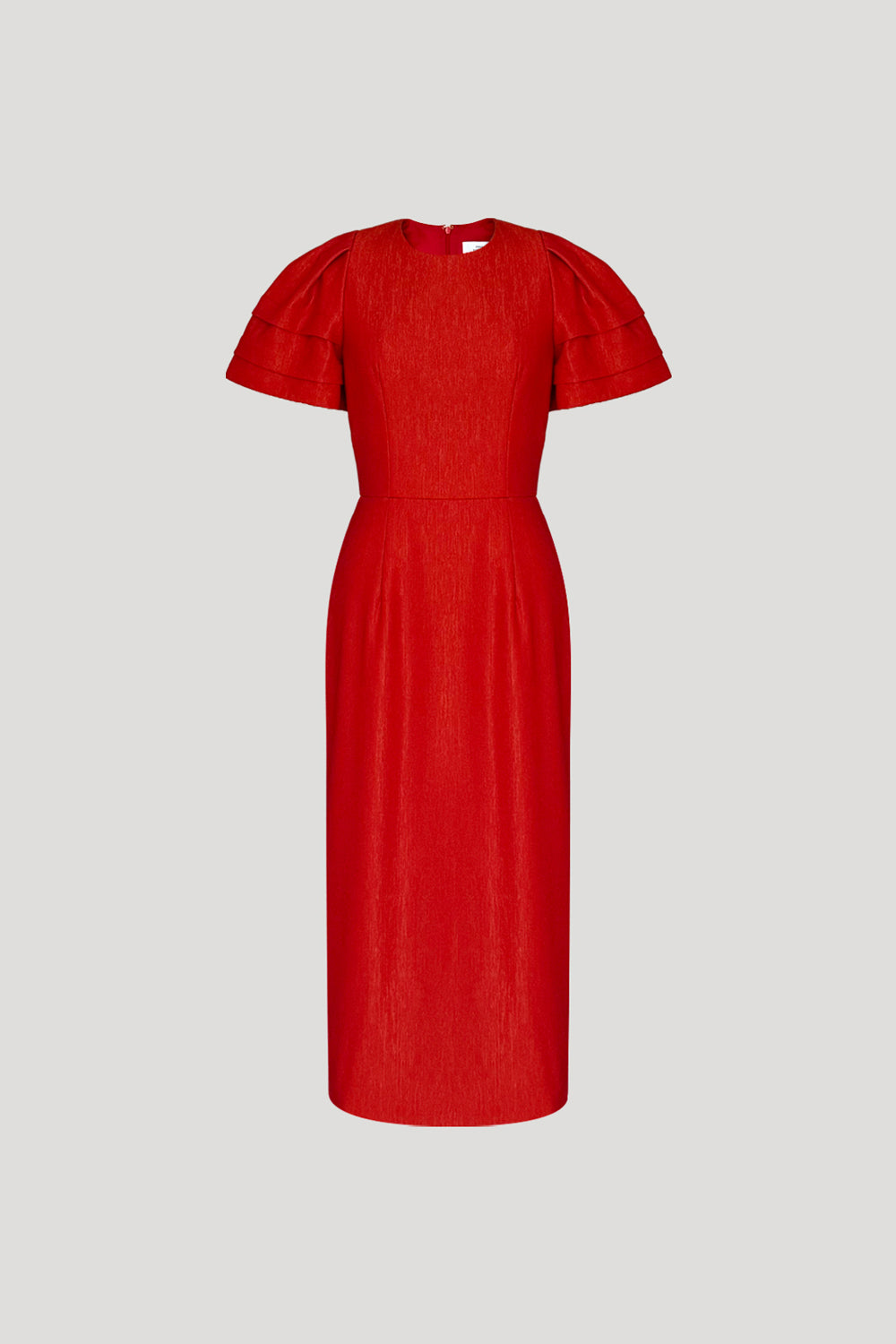 INTERPRETE Dress in Garnet Red