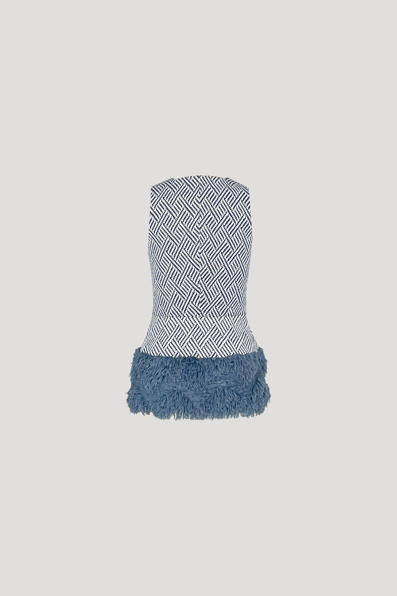 KIJI Top in Dark Blue/Steel Blue