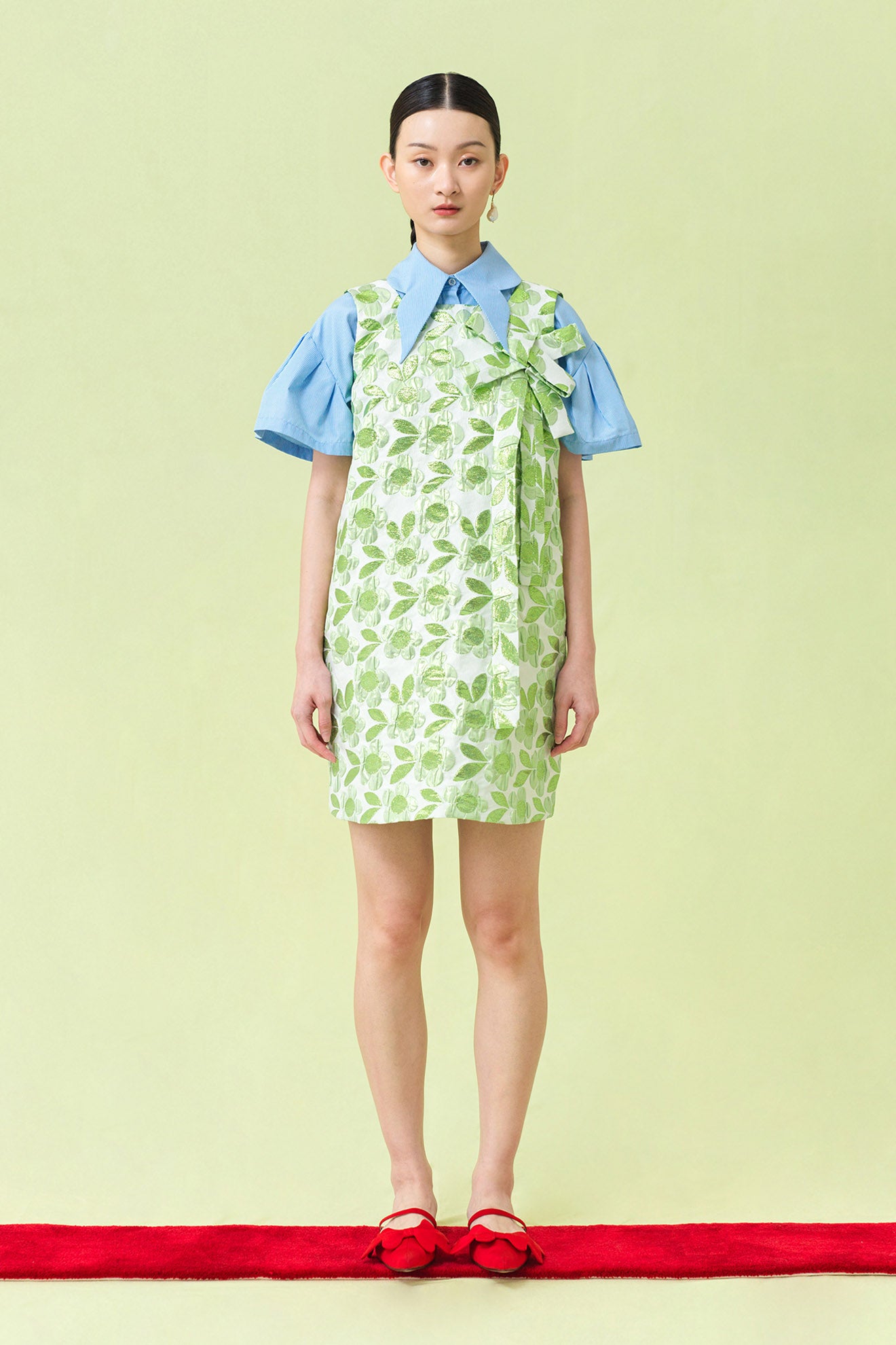 KIKYO Top in Blue Stripes