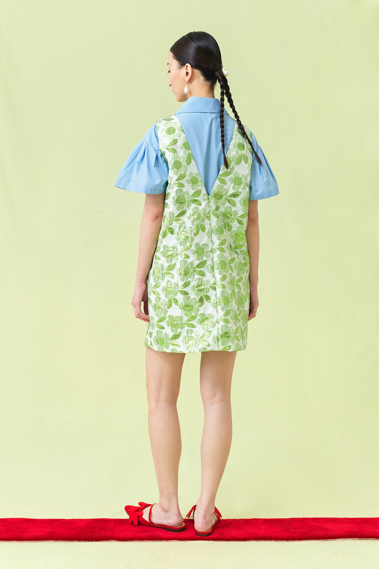 KIKYO Top in Blue Stripes