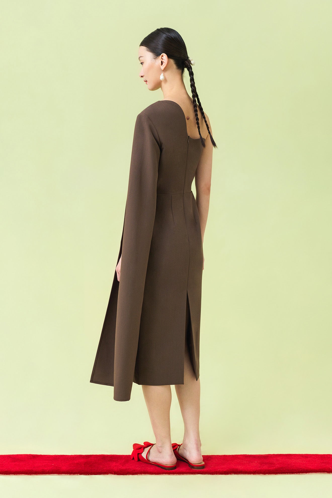 KUMA Dress in Coffee Brown