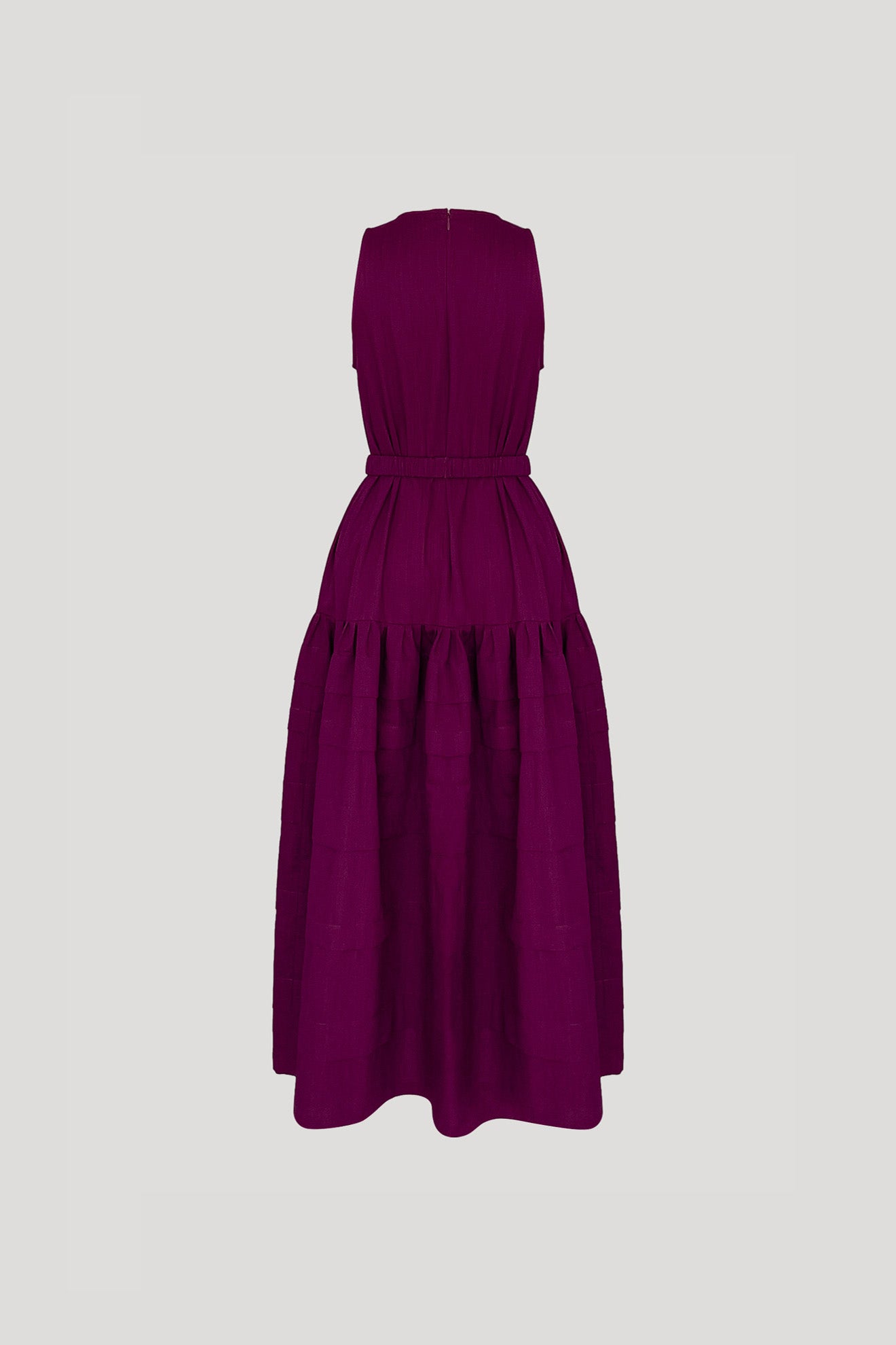 KADOMATSU Dress in Deep Magenta
