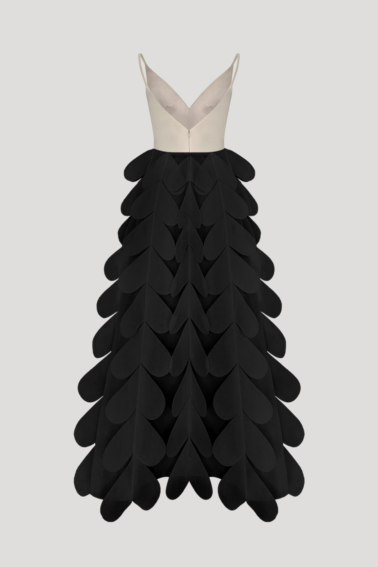 KARAKURI Dress in Beige/Black