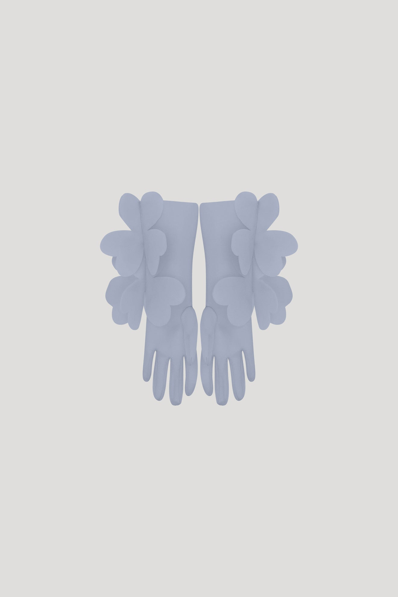 KINCHAKU Gloves in Ash Blue