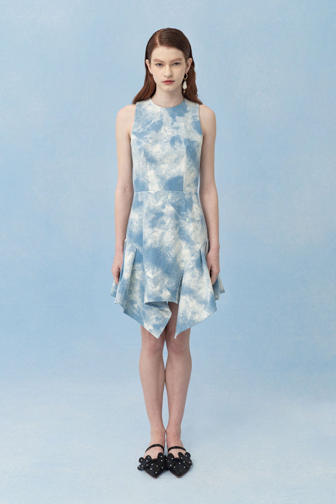 LABELLUM Dress in Dusty Blue