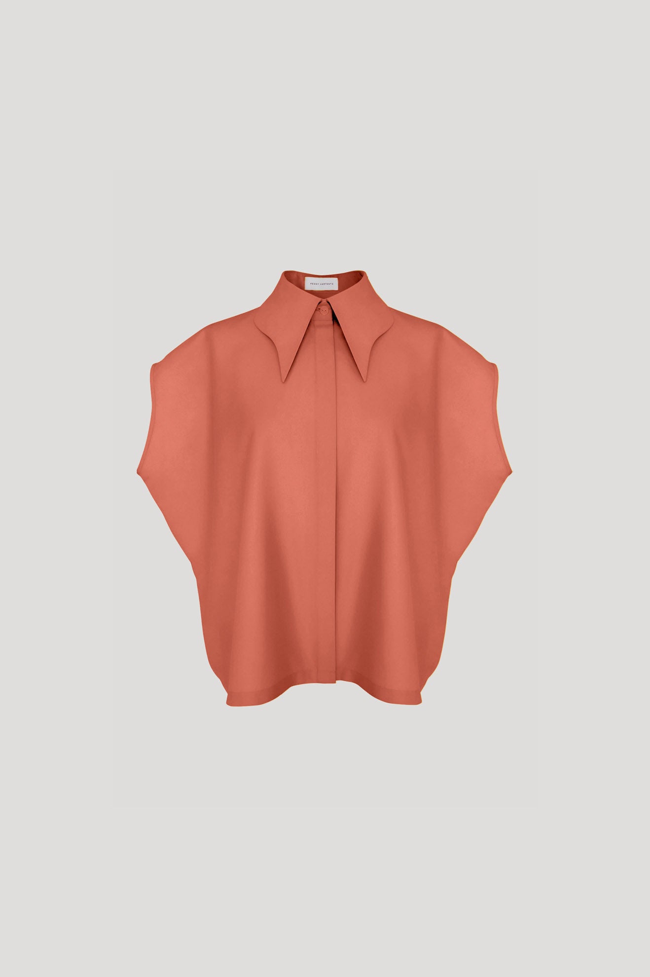 LINE Top in Flamingo Orange