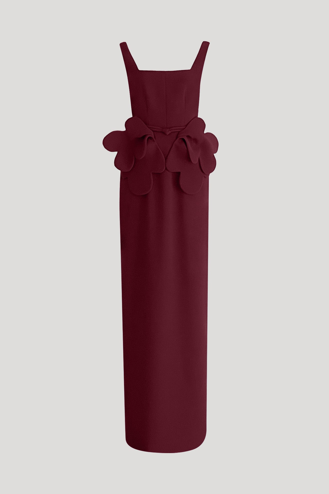 LINGUADO Dress in Wine Red