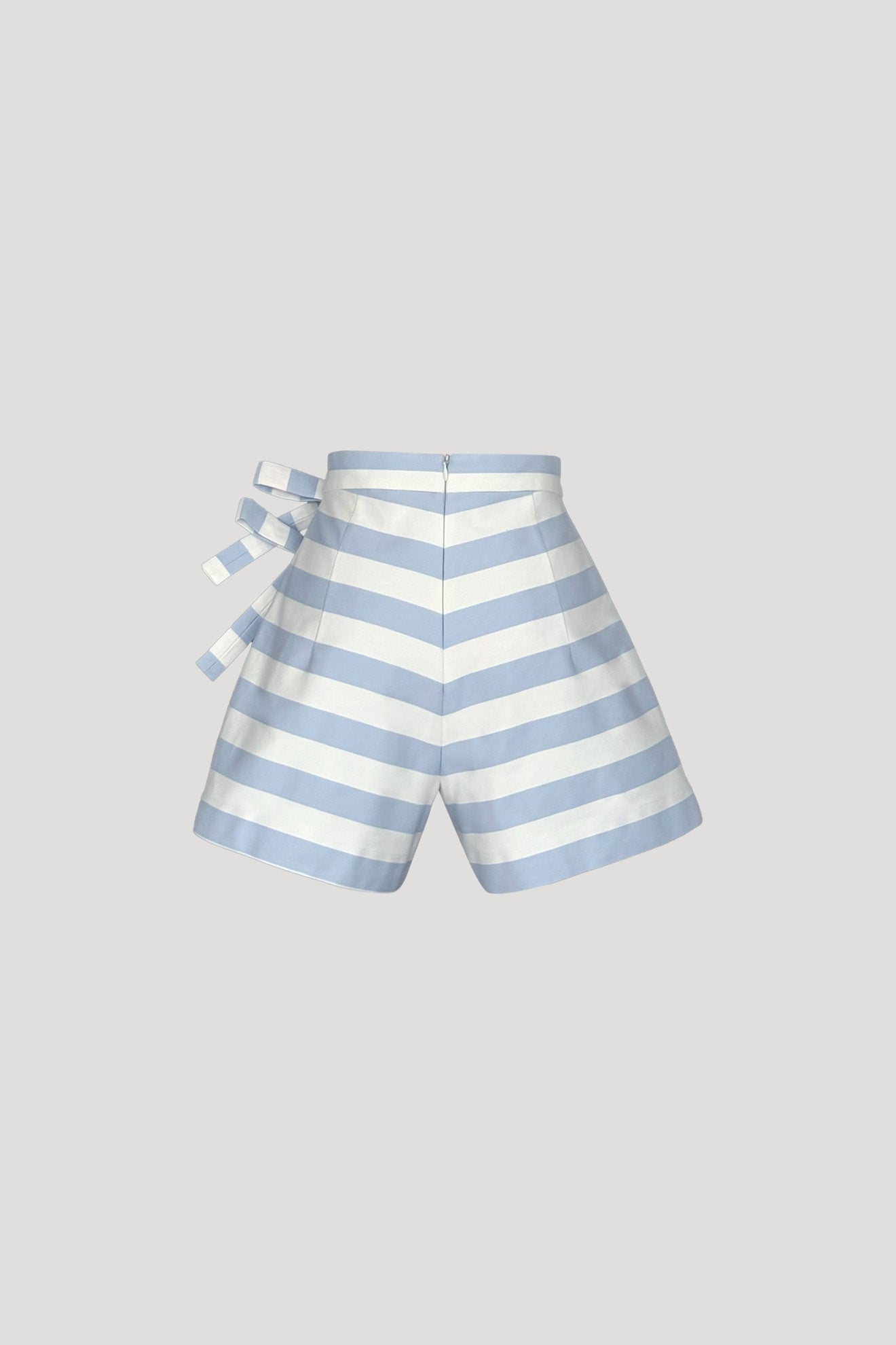 LOBES Short in Ash Blue Stripes