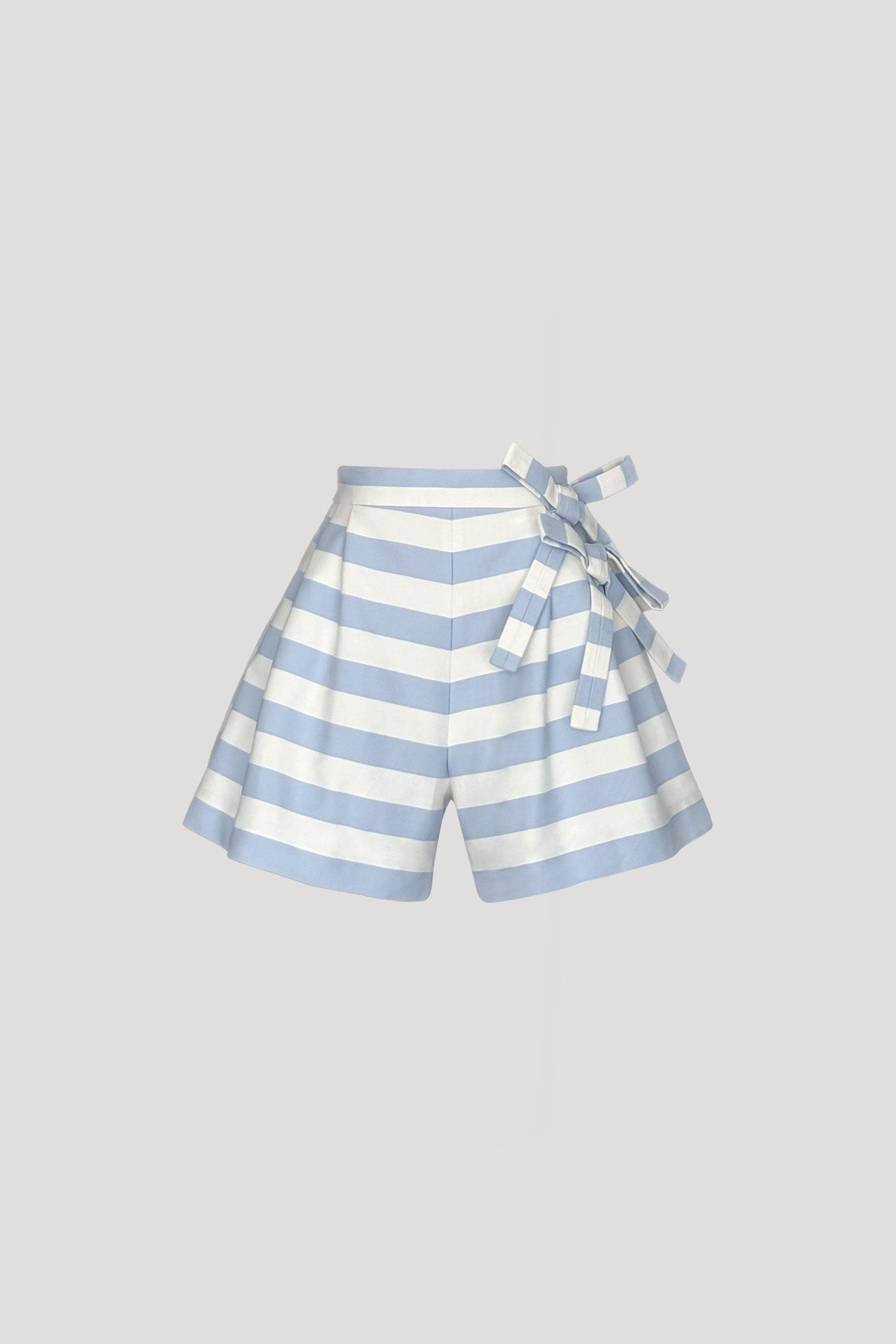 LOBES Short in Ash Blue Stripes