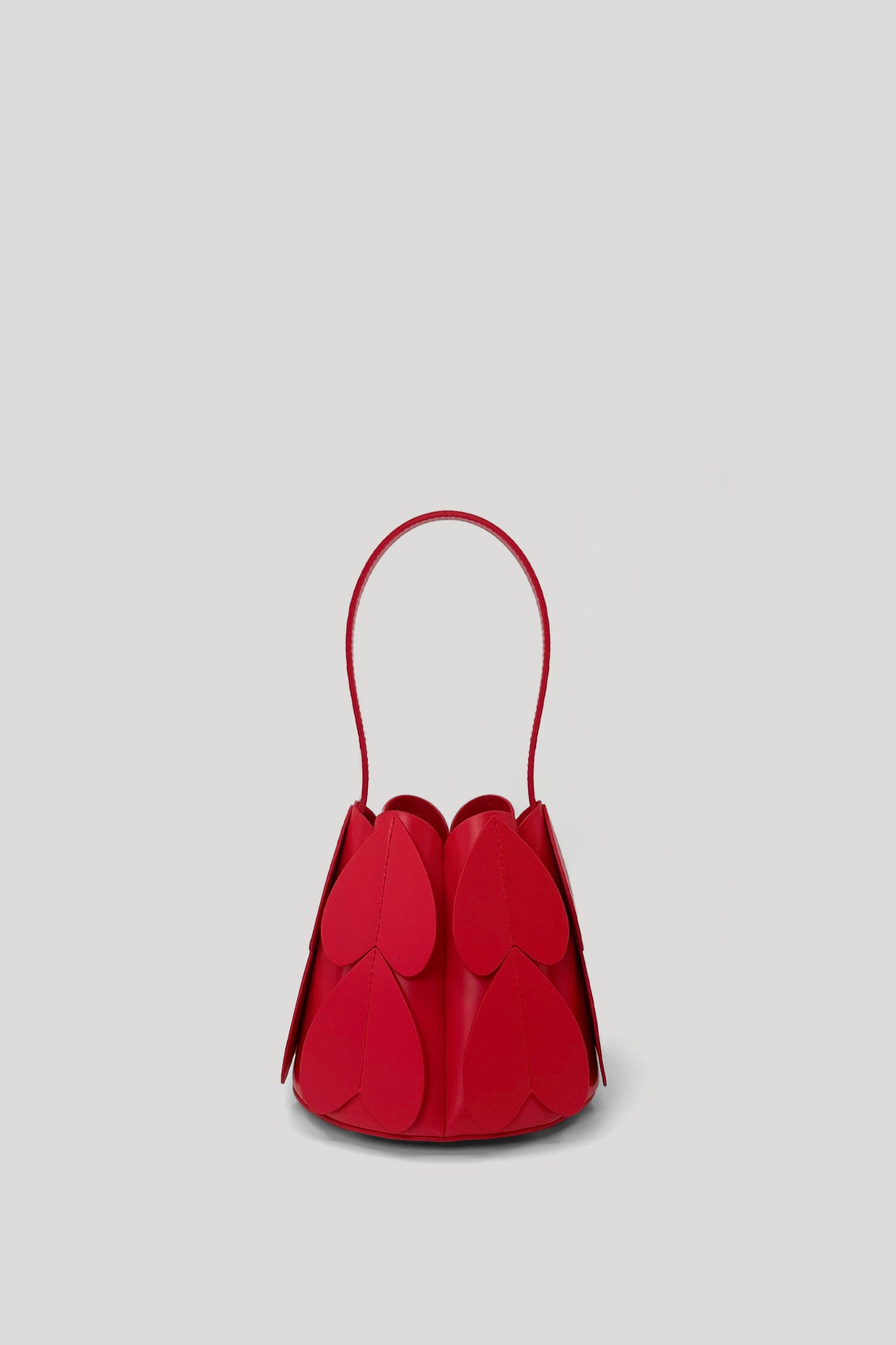 LOCULE Petit Cone Bag in Scarlet