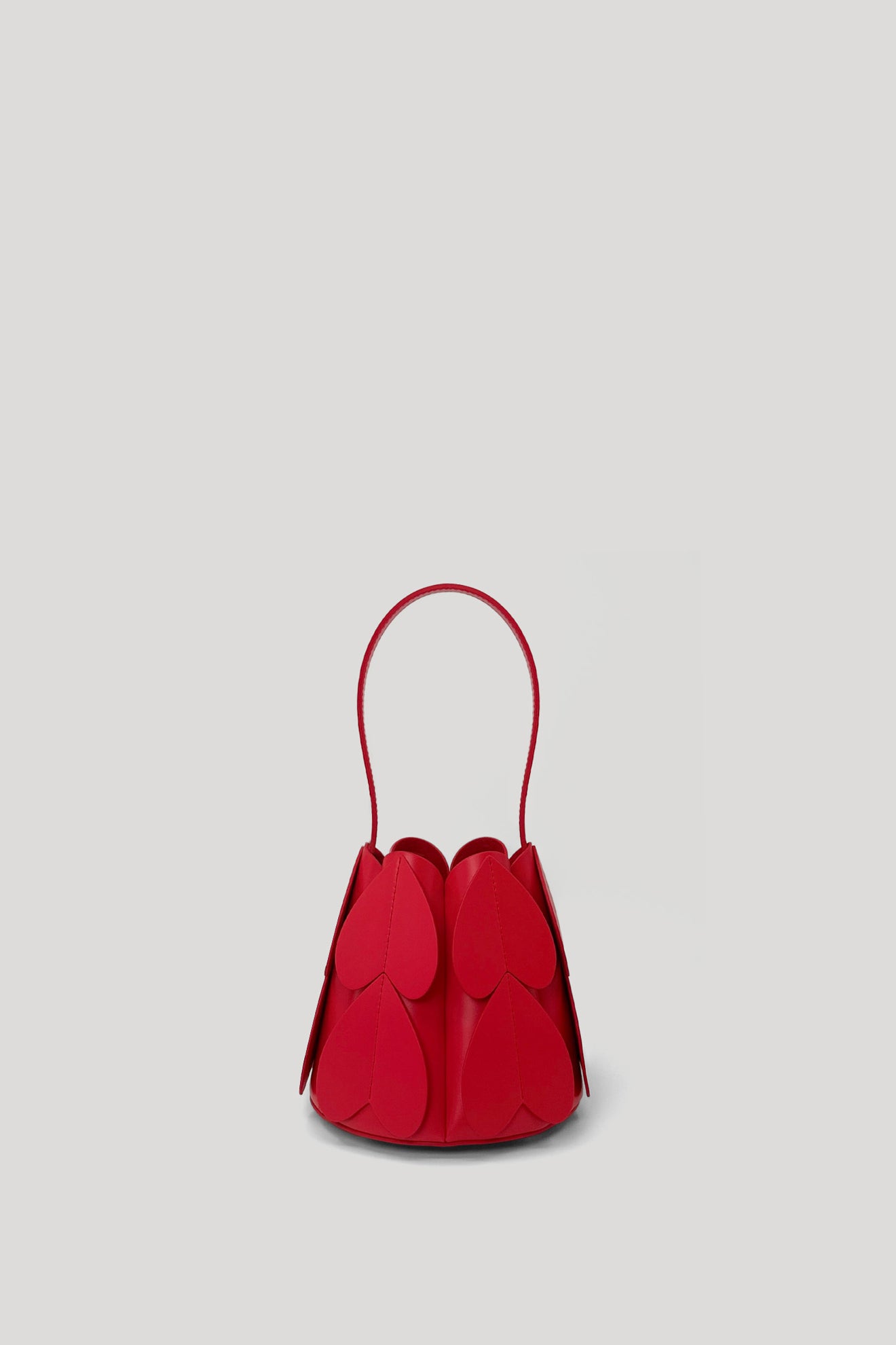LOCULE Petit Cone Bag in Scarlet