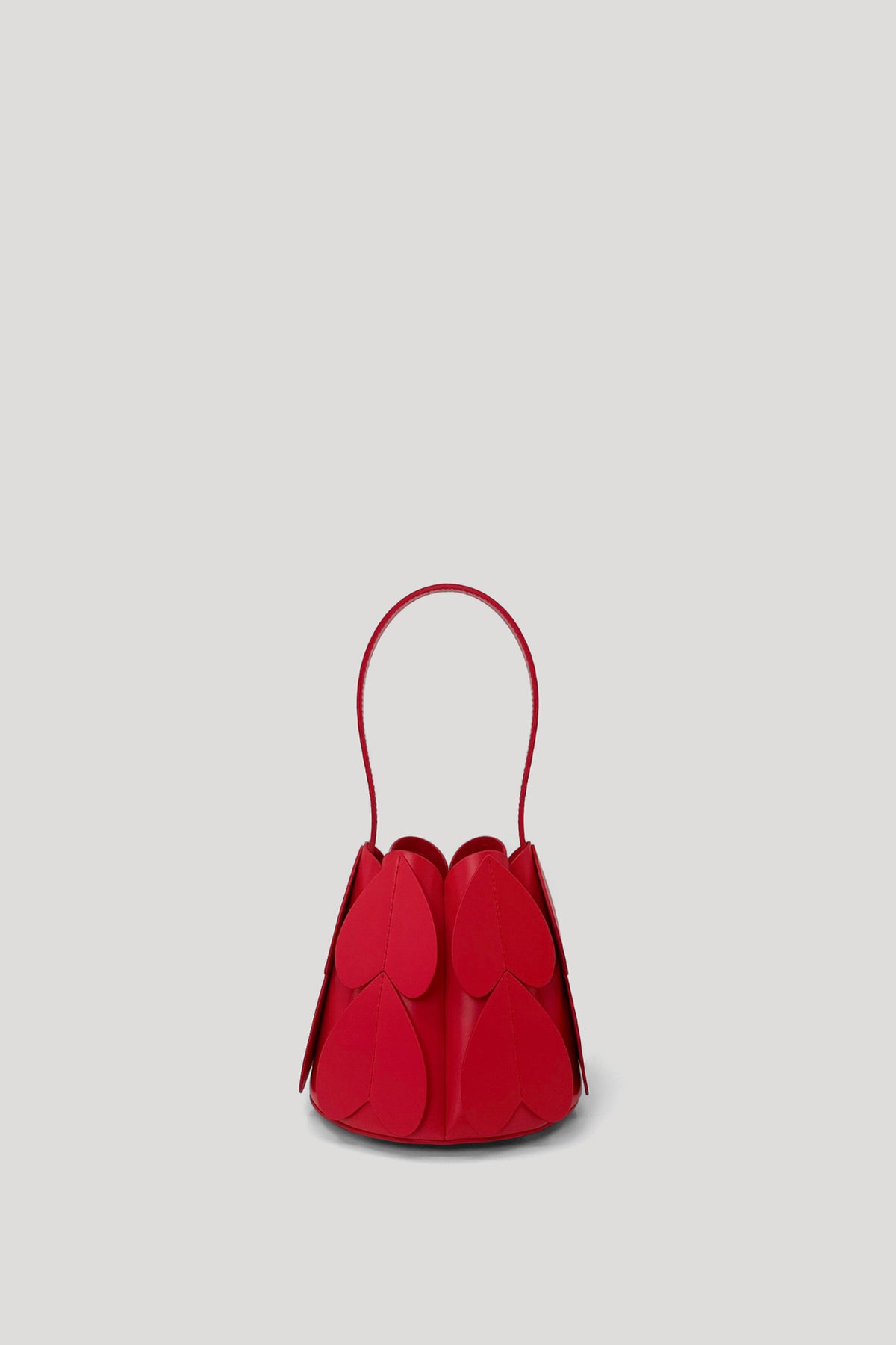 LOCULE Petit Cone Bag in Scarlet