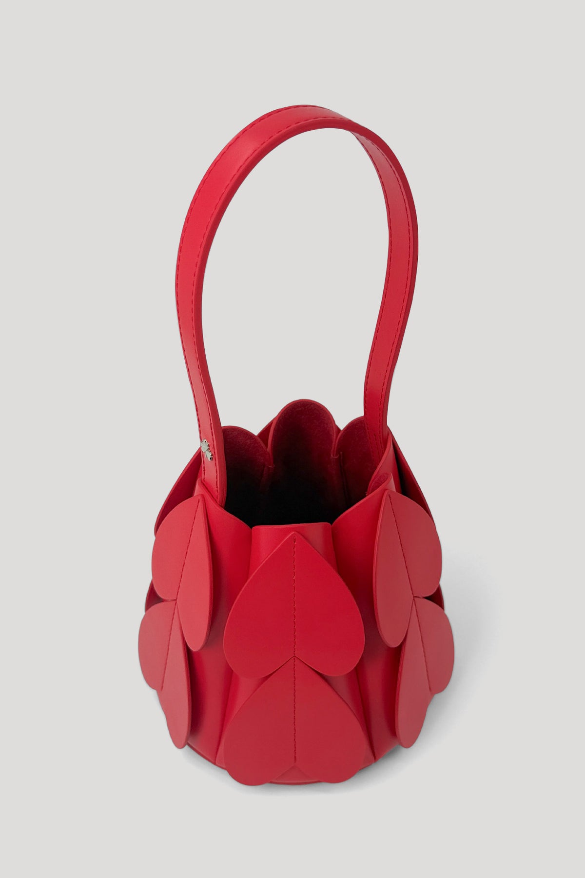LOCULE Petit Cone Bag in Scarlet
