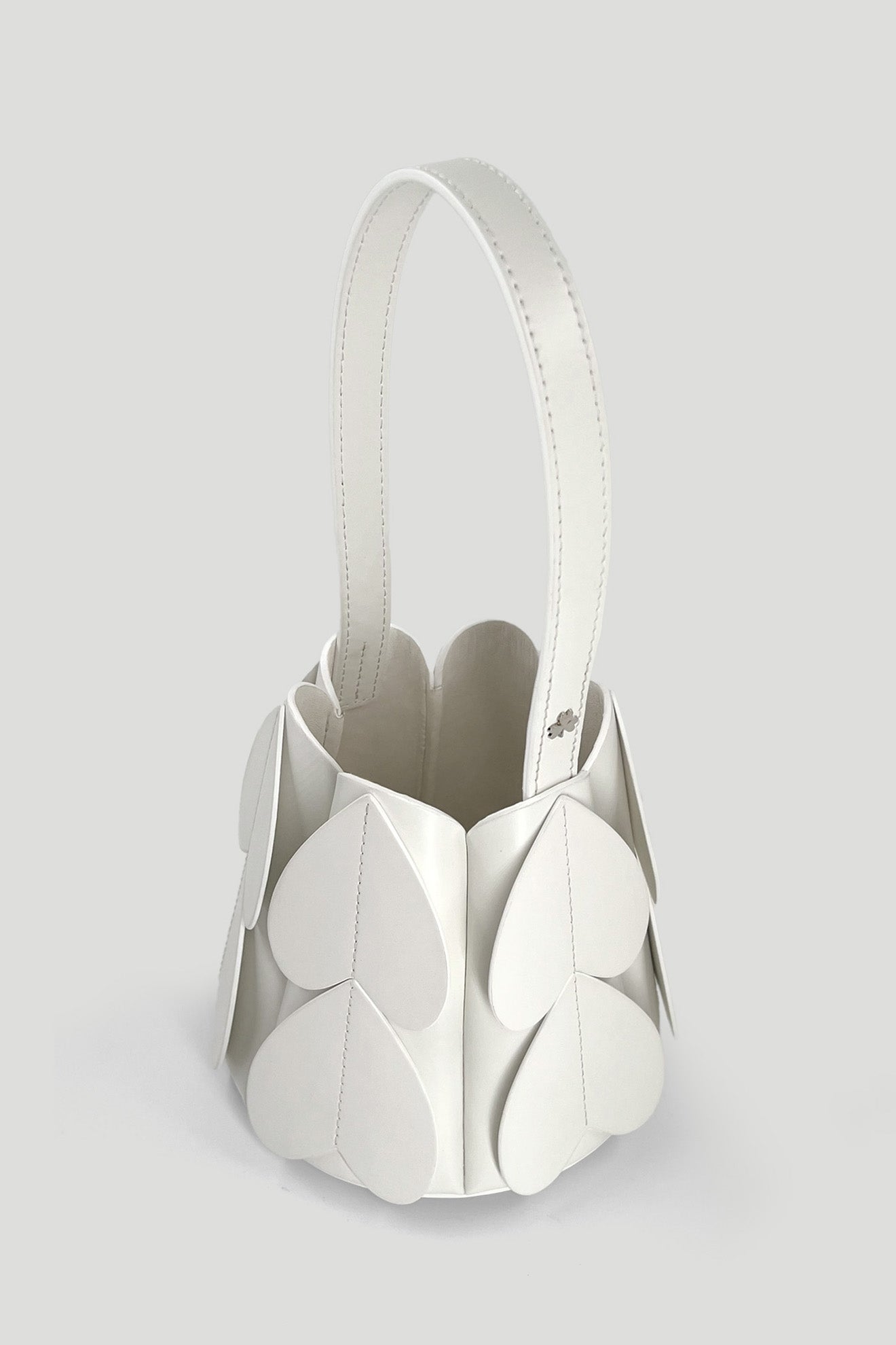 LOCULE Petit Cone Bag in White