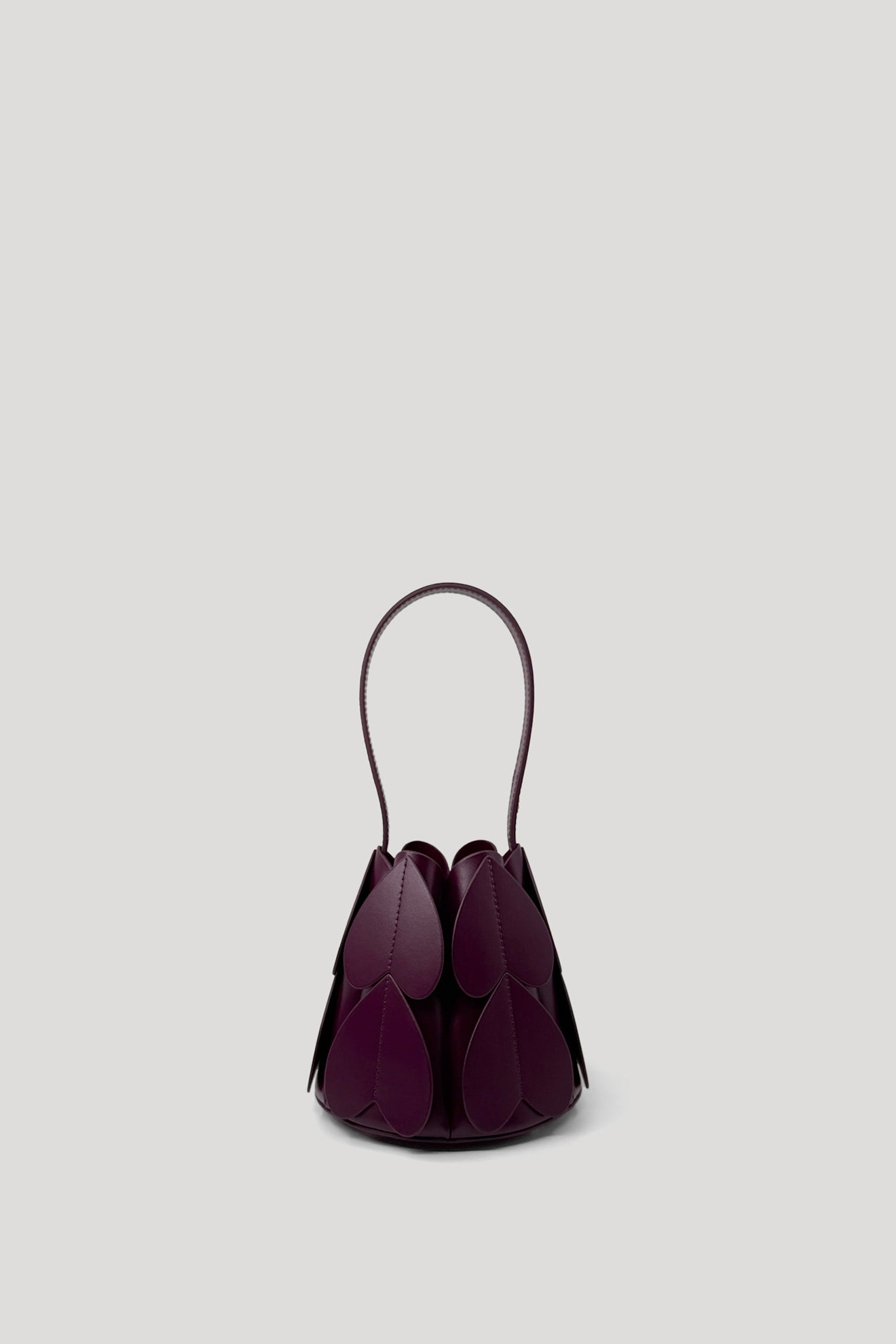 LOCULE Petit Cone Bag in Wine