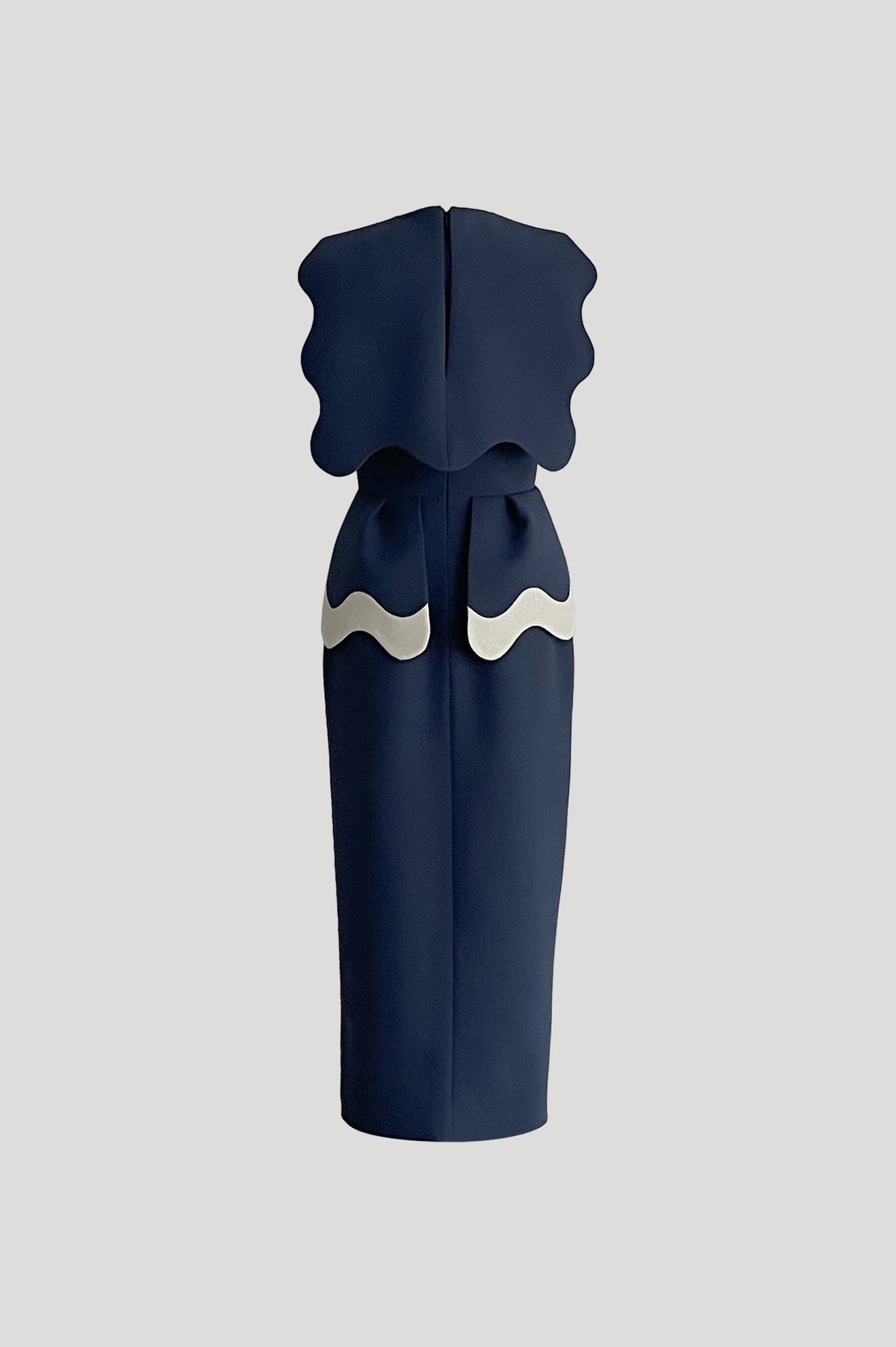 MACKEREL Dress in Dark Blue