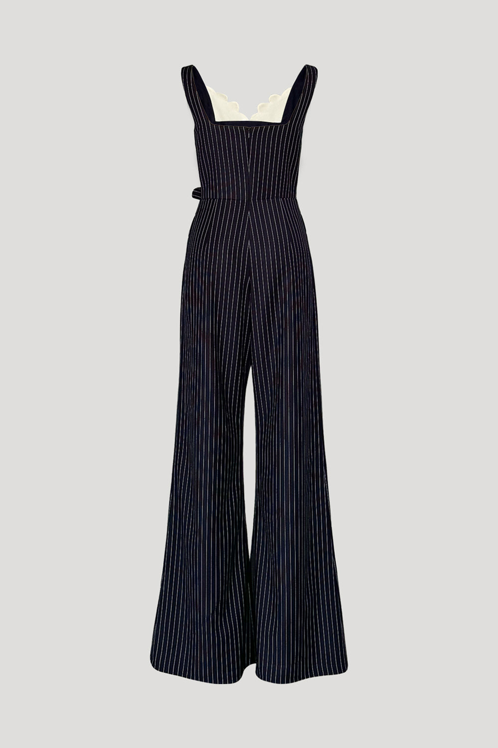 MAITRE Jumpsuit in Navy Stripes/Moonlight White