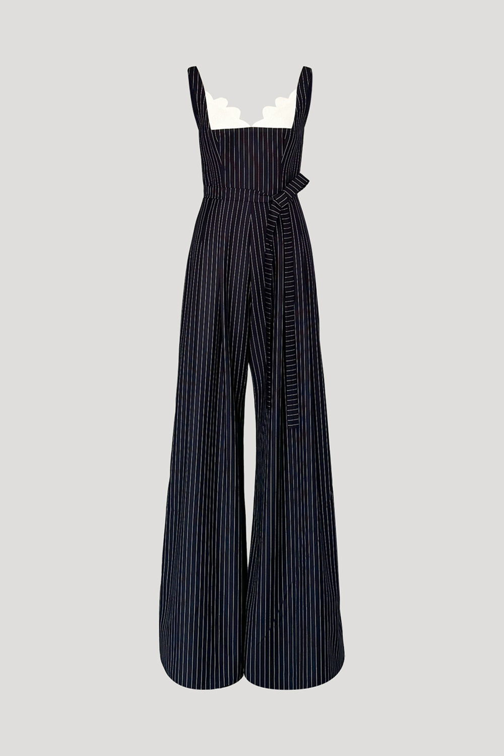 MAITRE Jumpsuit in Navy Stripes/Moonlight White