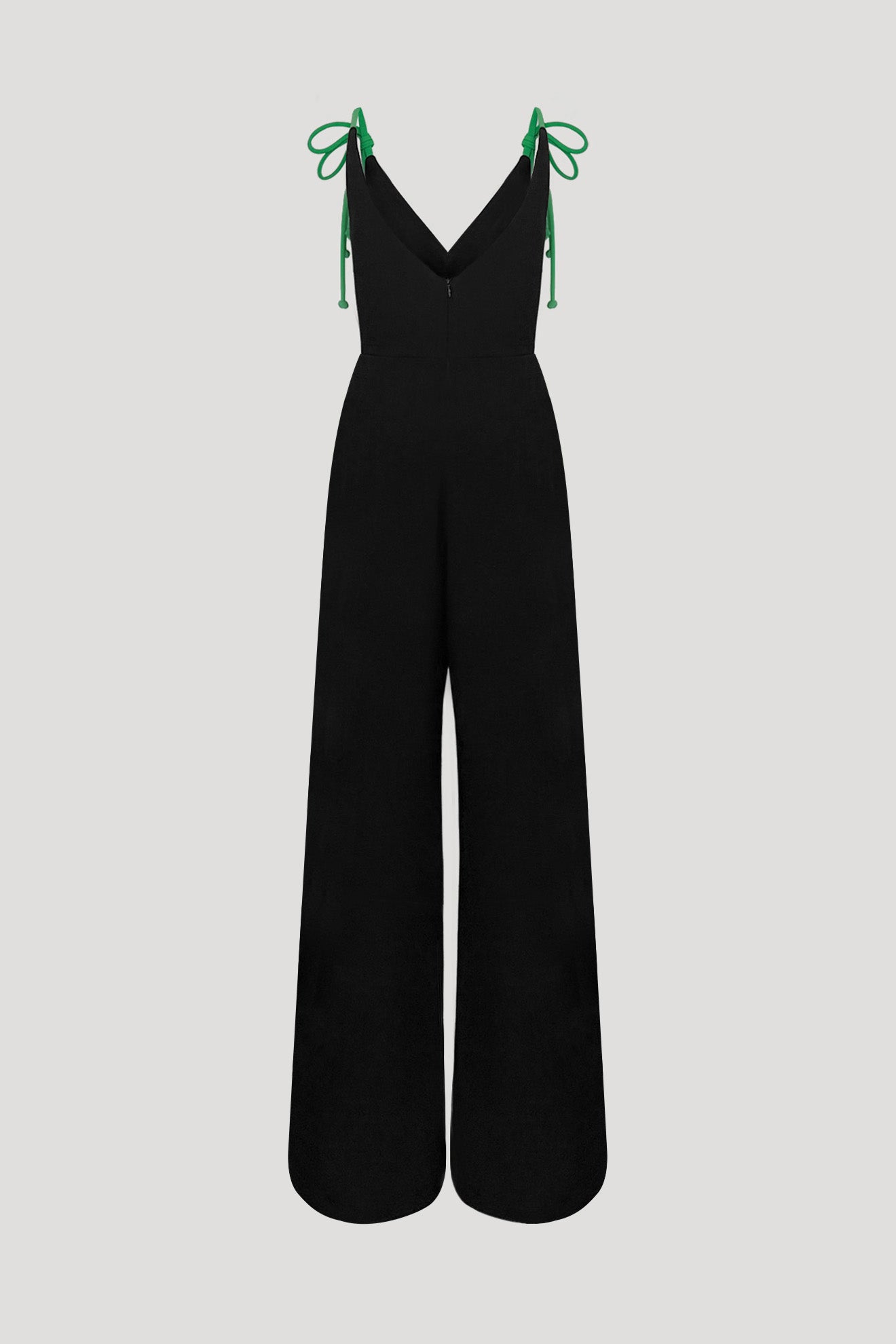MALLOWTIDE Jumpsuit in Black/Green
