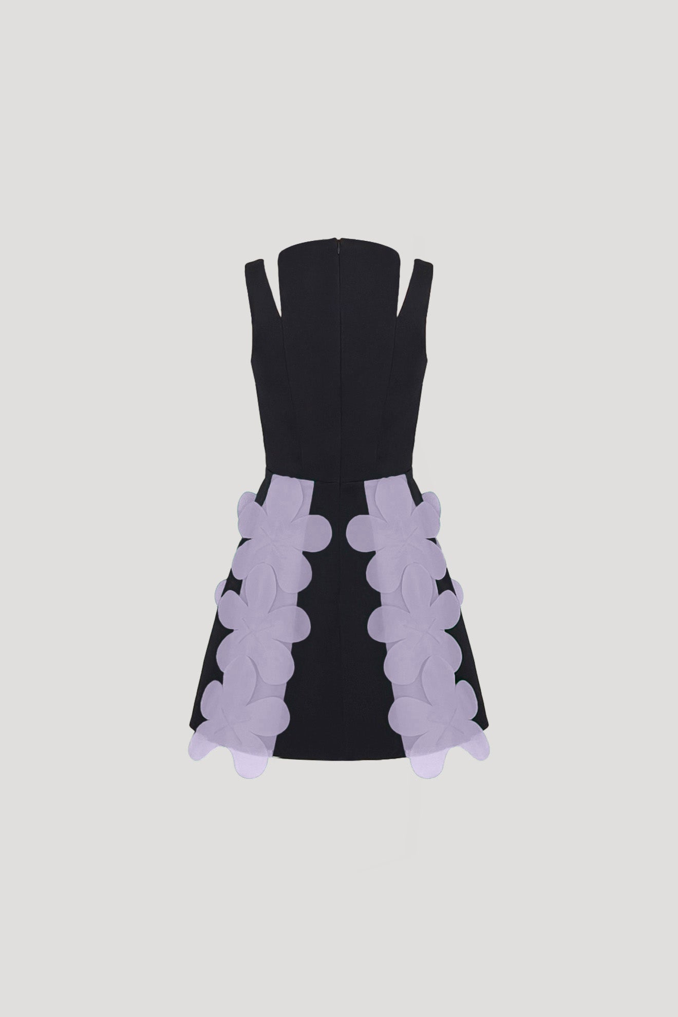MANDIBLE Dress in Dark Blue/Prelude Purple