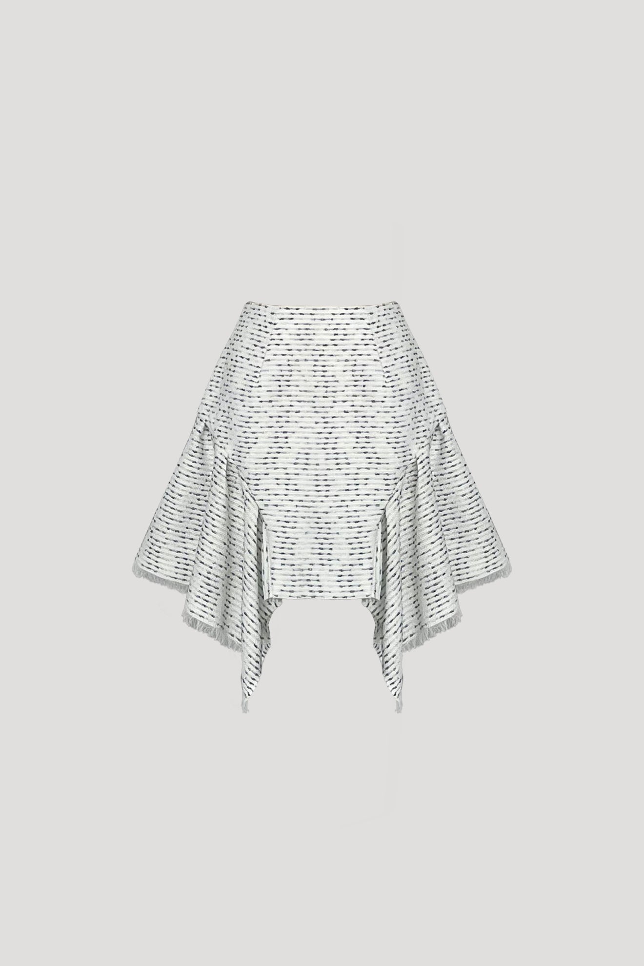 MARGIN Skirt in Powder White