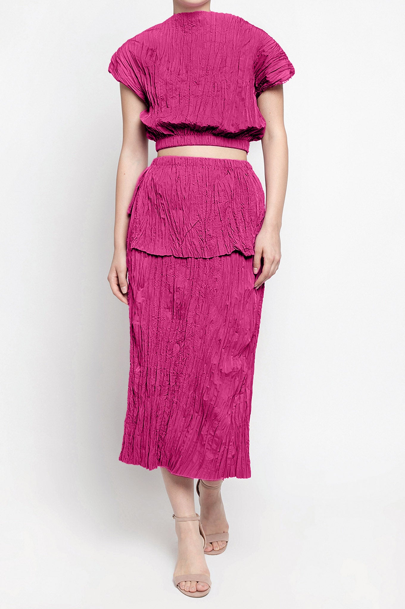 MASS HERON Set in Fuchsia Pink