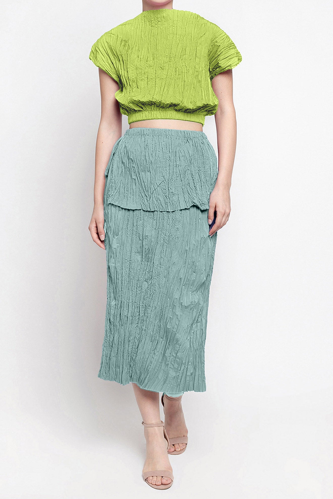 MASS Top in Celery Green