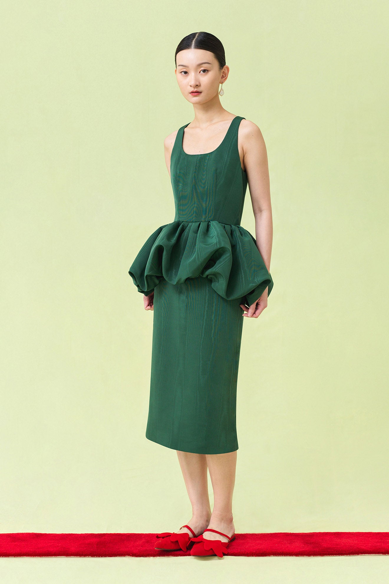MATSU Dress in Celtic Green