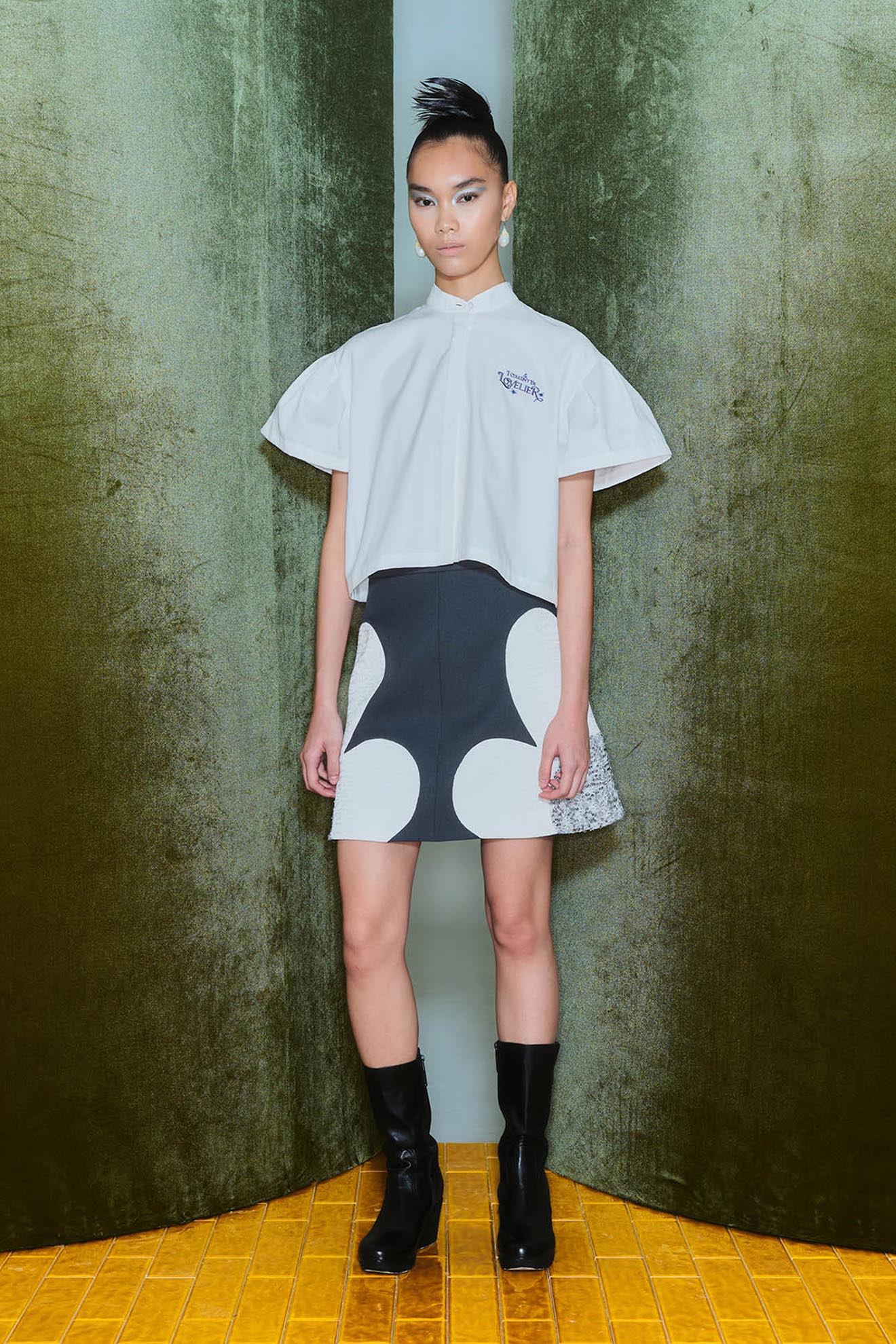 MAUNTER Skirt in Potion Green