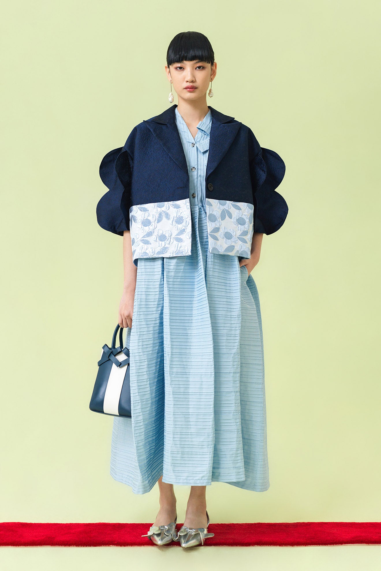 MEDAKA Dress in Ash Blue