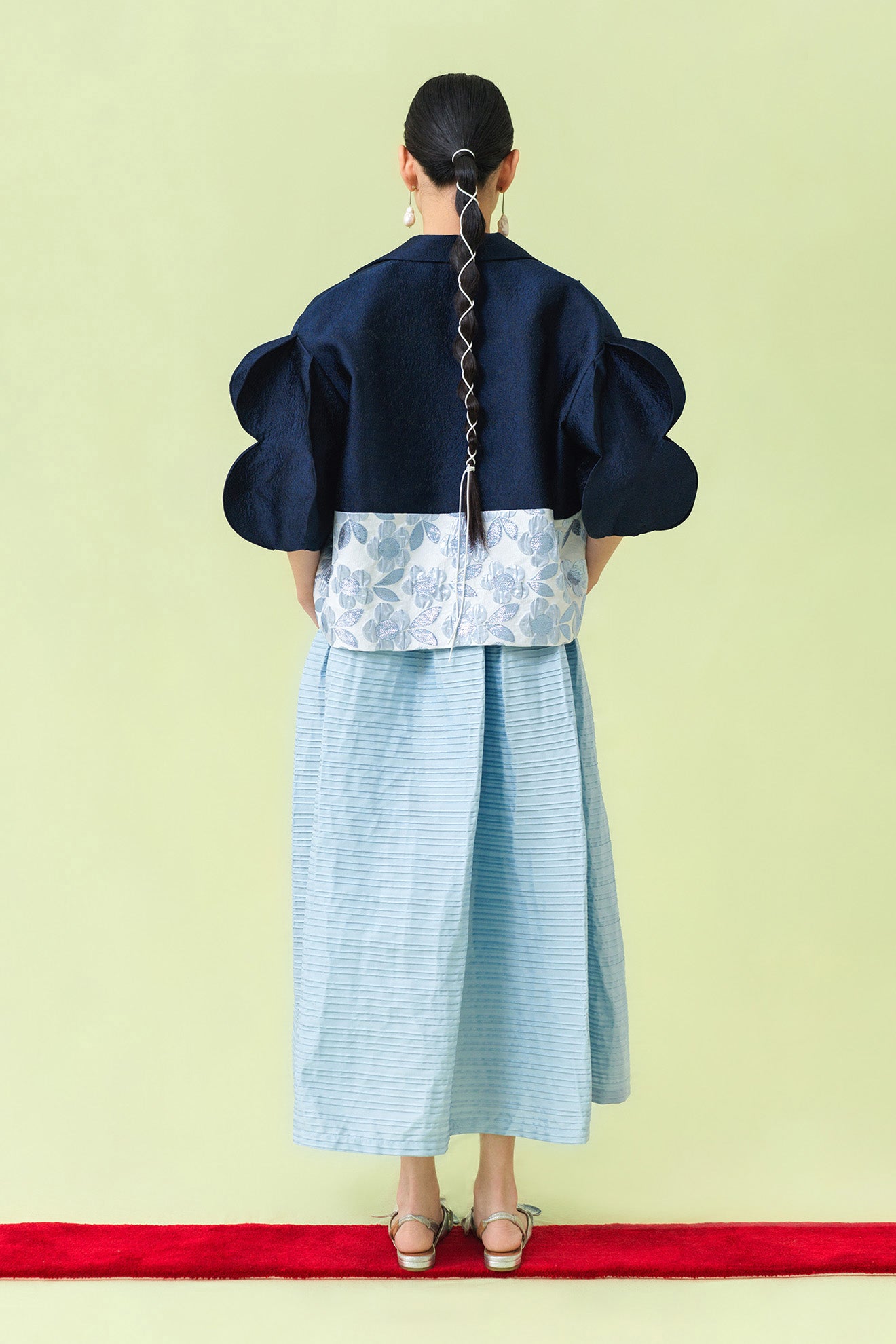 MEDAKA Dress in Ash Blue
