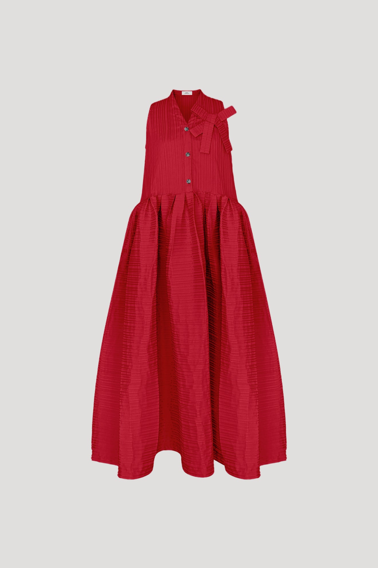 MEDAKA Dress in Sangria Red
