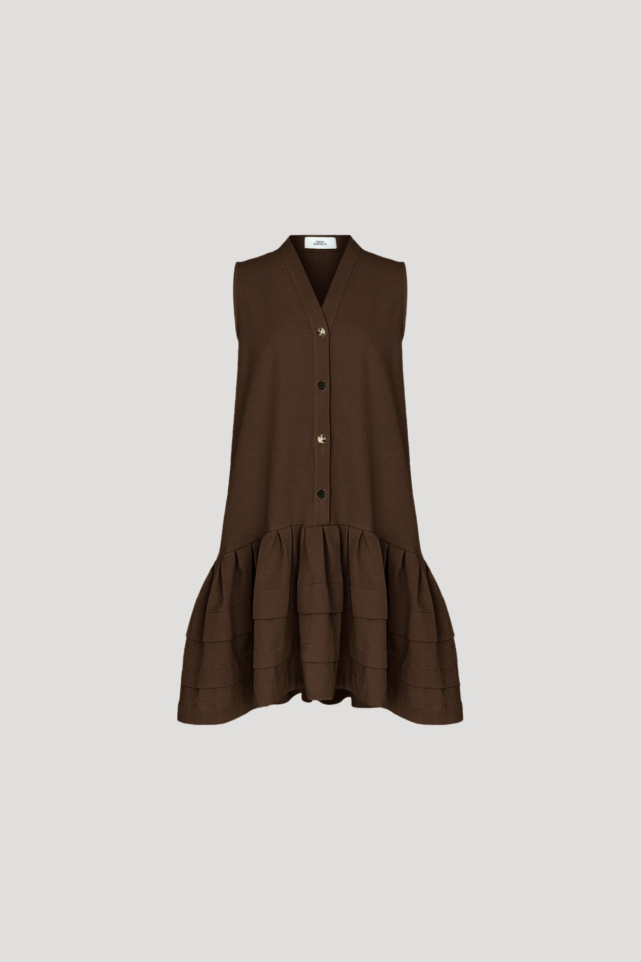 MIKAN Dress in Walnut Brown