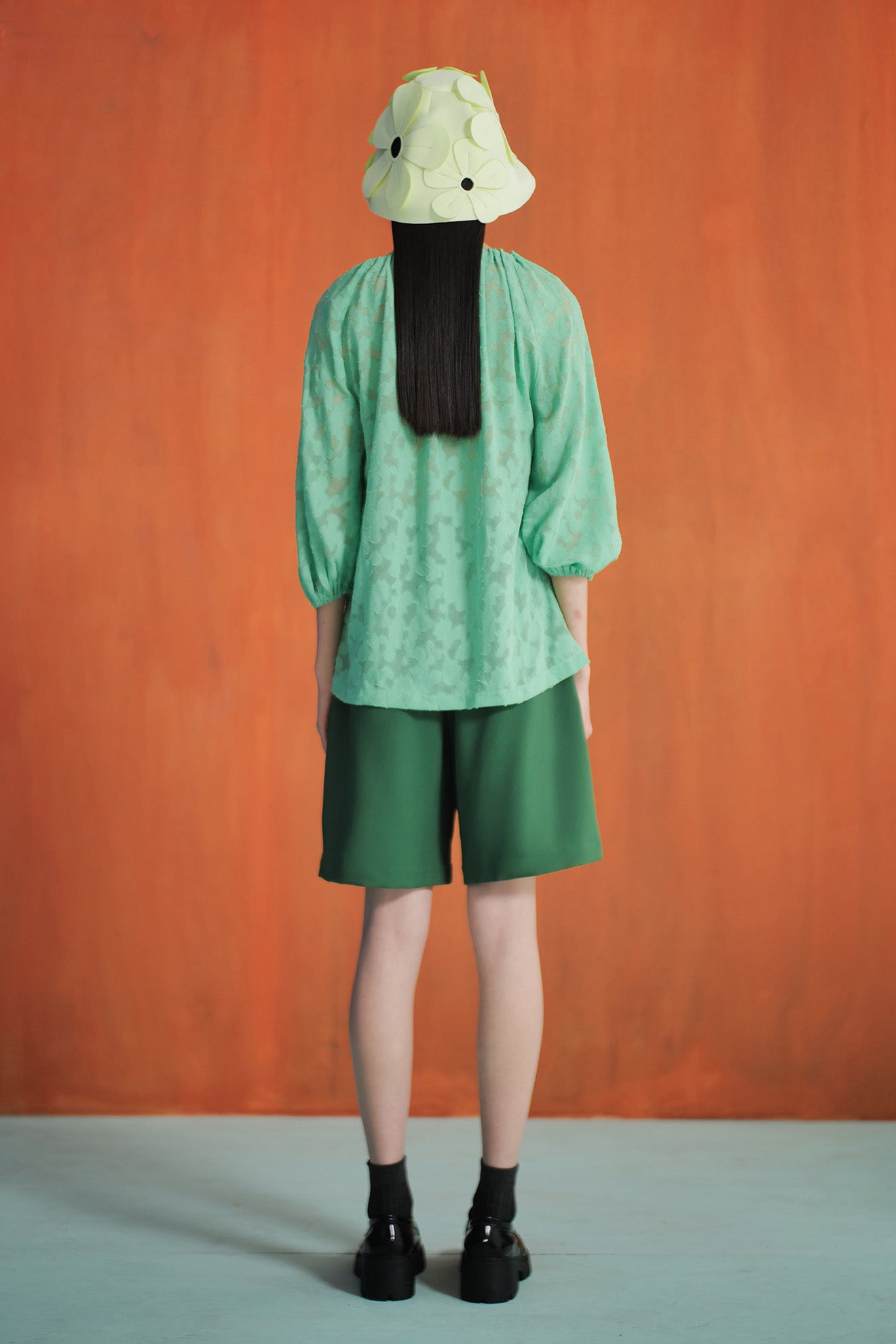 MINORE Top in Pastel Green