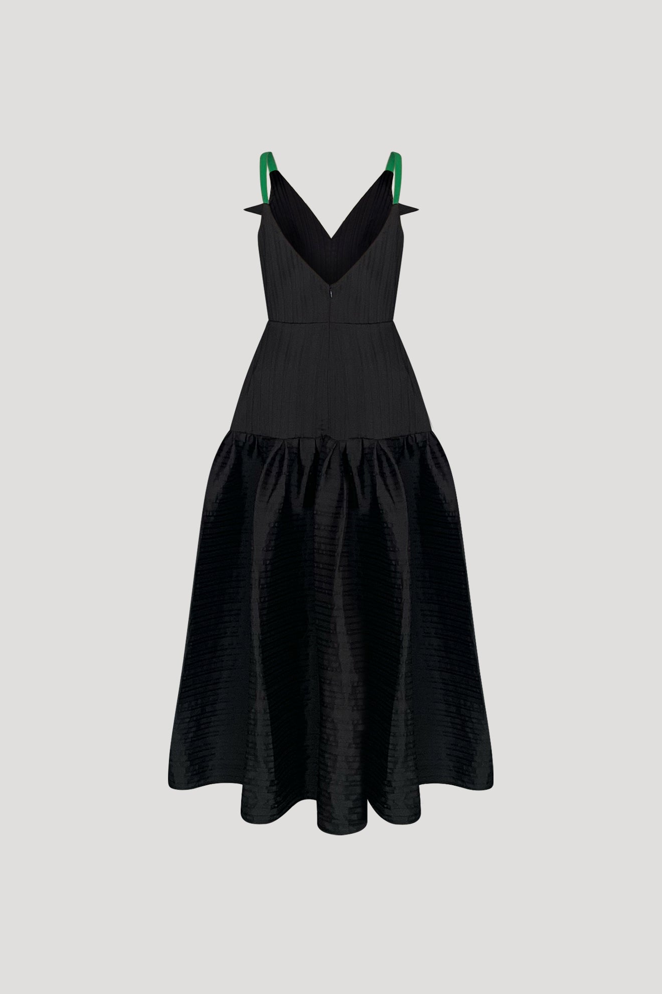 MOONSCALE Dress in Black/Green