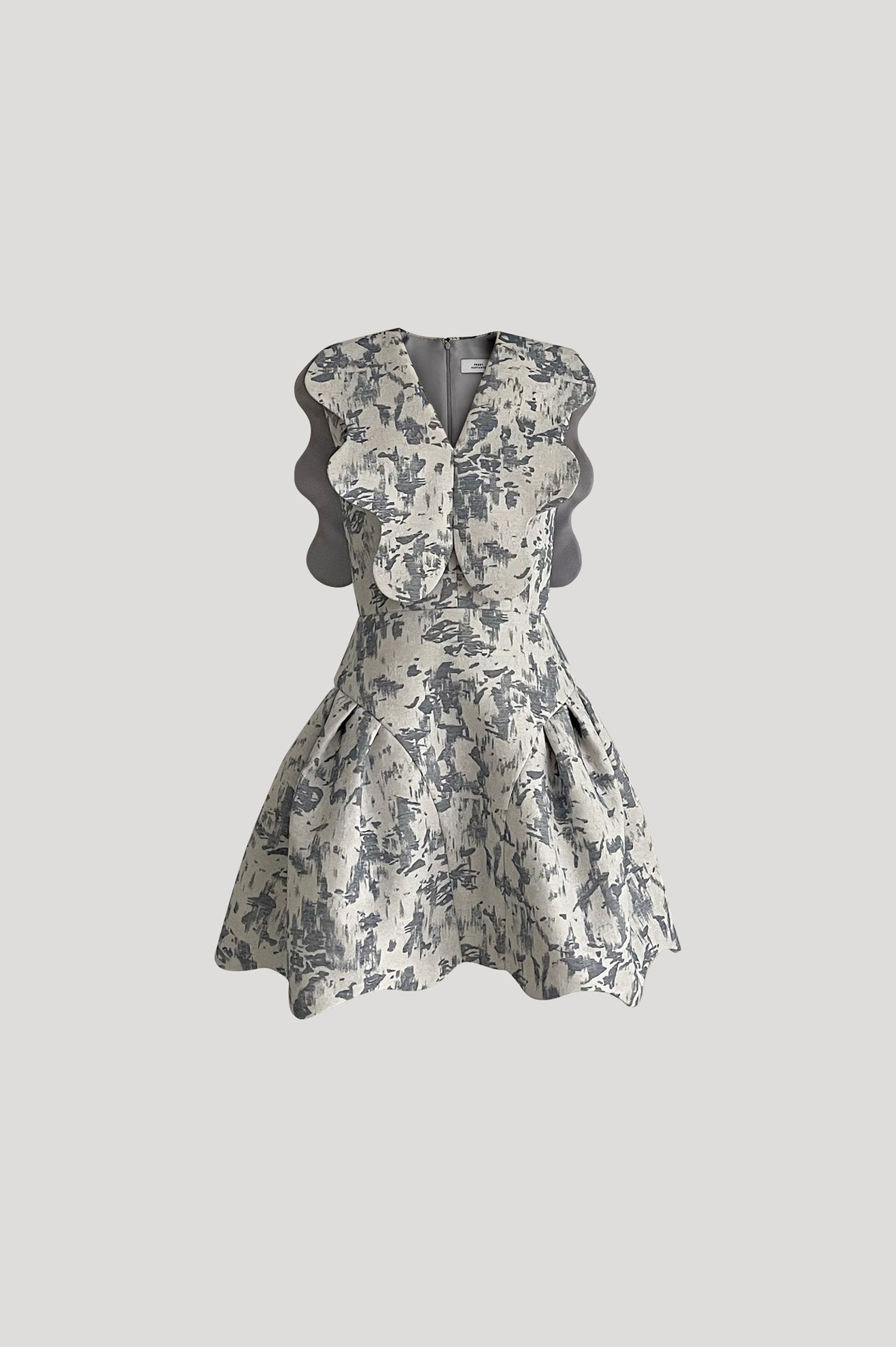 MORAY Dress in Ash Blue