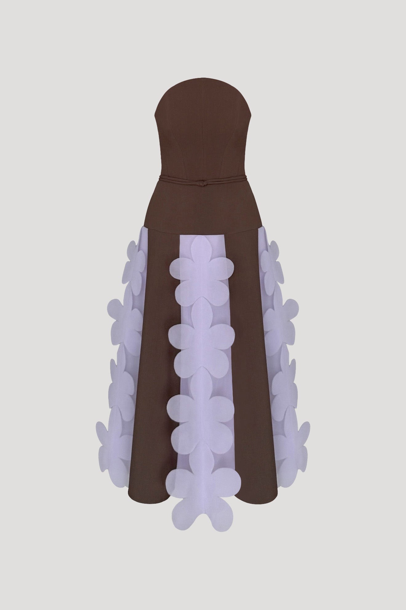 NADESHIKO Dress in Coffee Brown/Prelude Purple