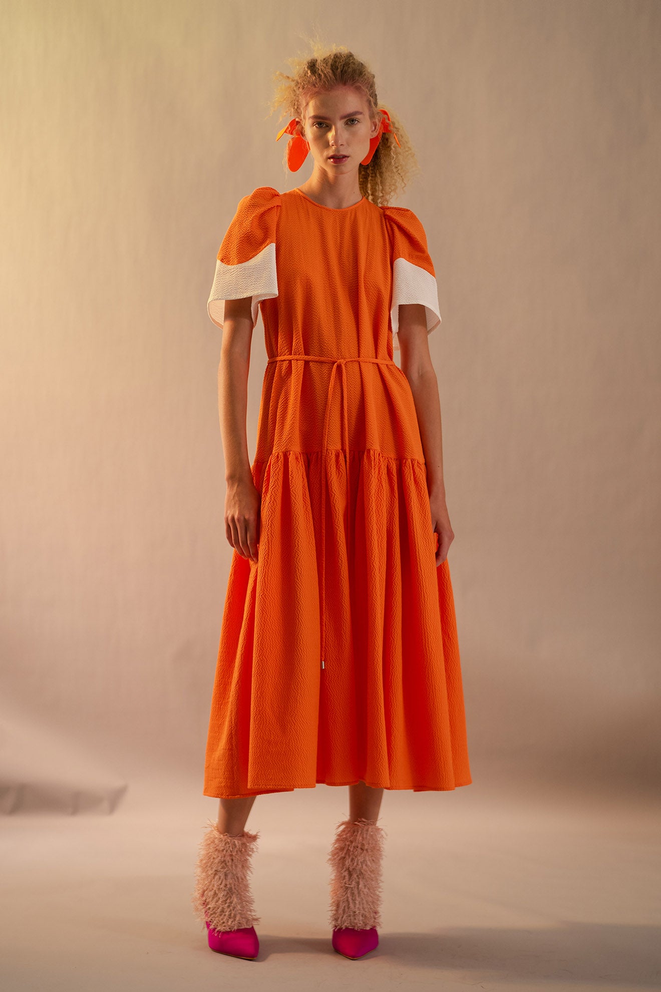 NAUTILUS Dress in Orange