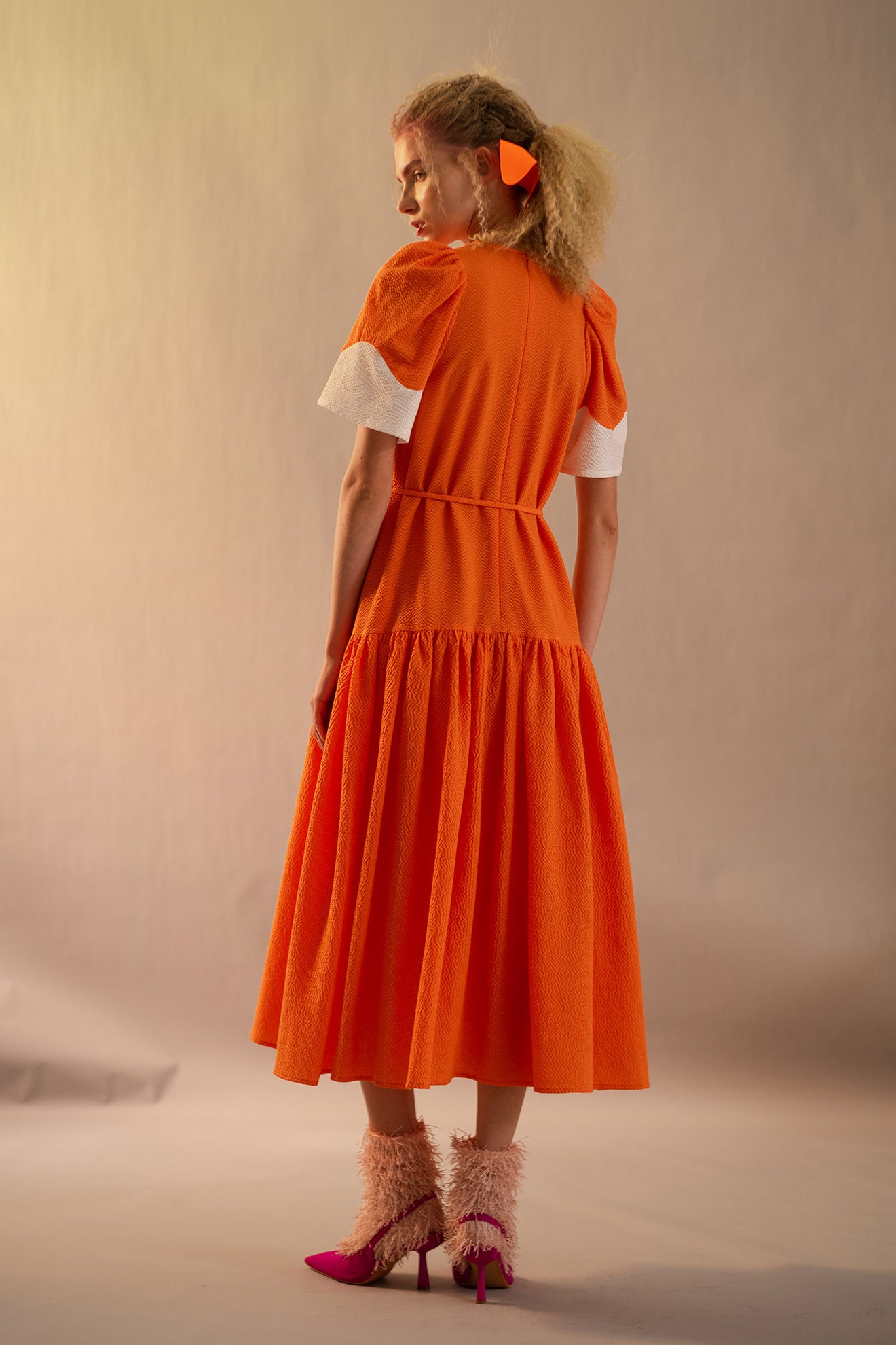 NAUTILUS Dress in Orange