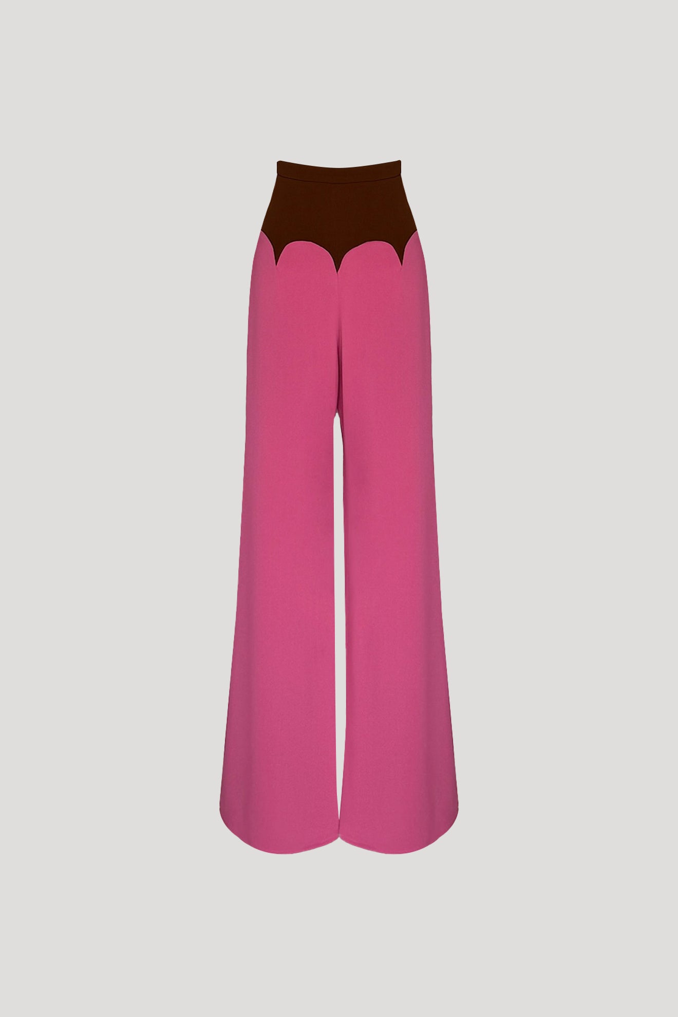 GULPER Pants in Saddle Brown/Fuchsia Pink