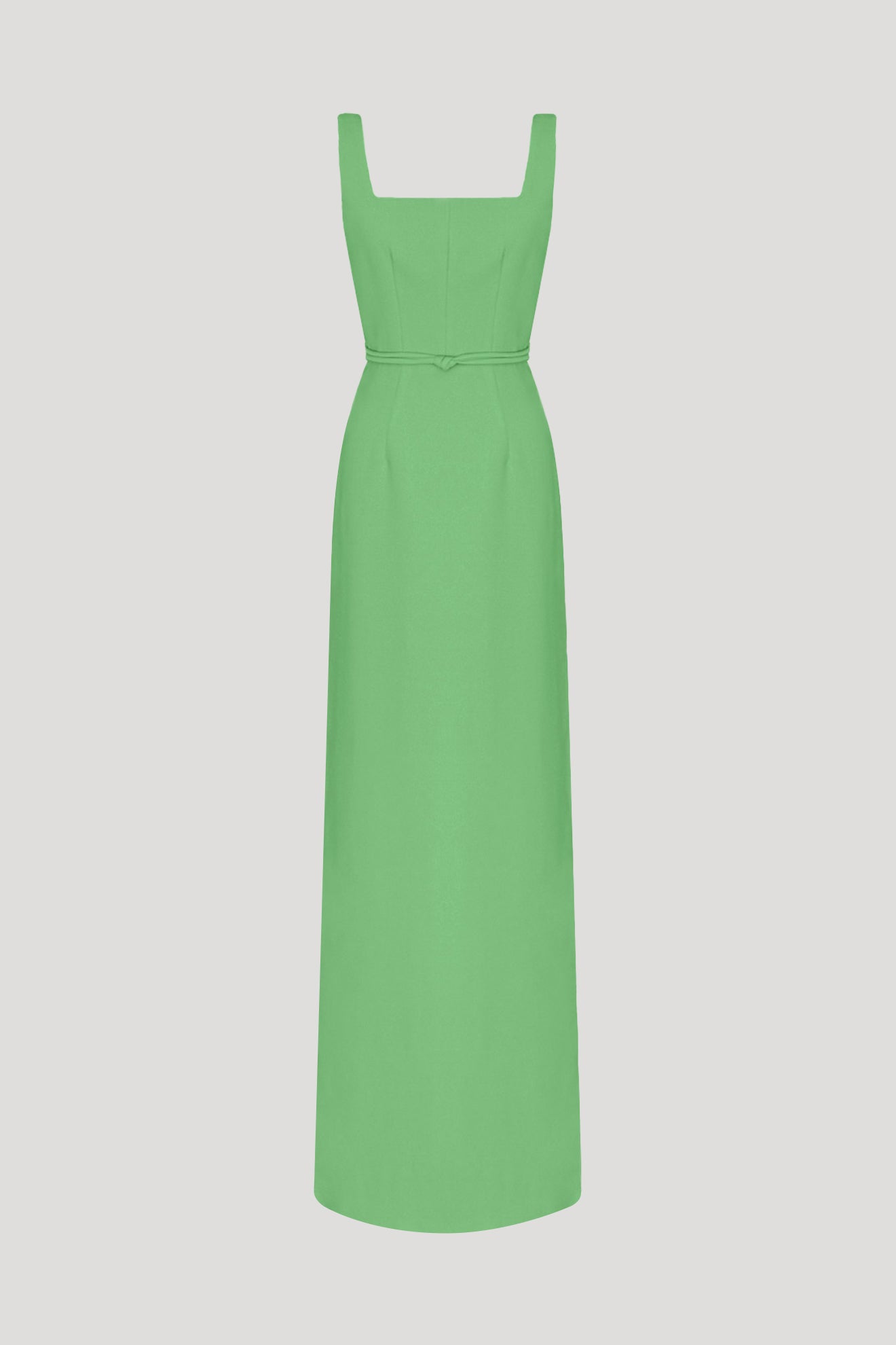 FANGTOOTH Dress in Olivine Green
