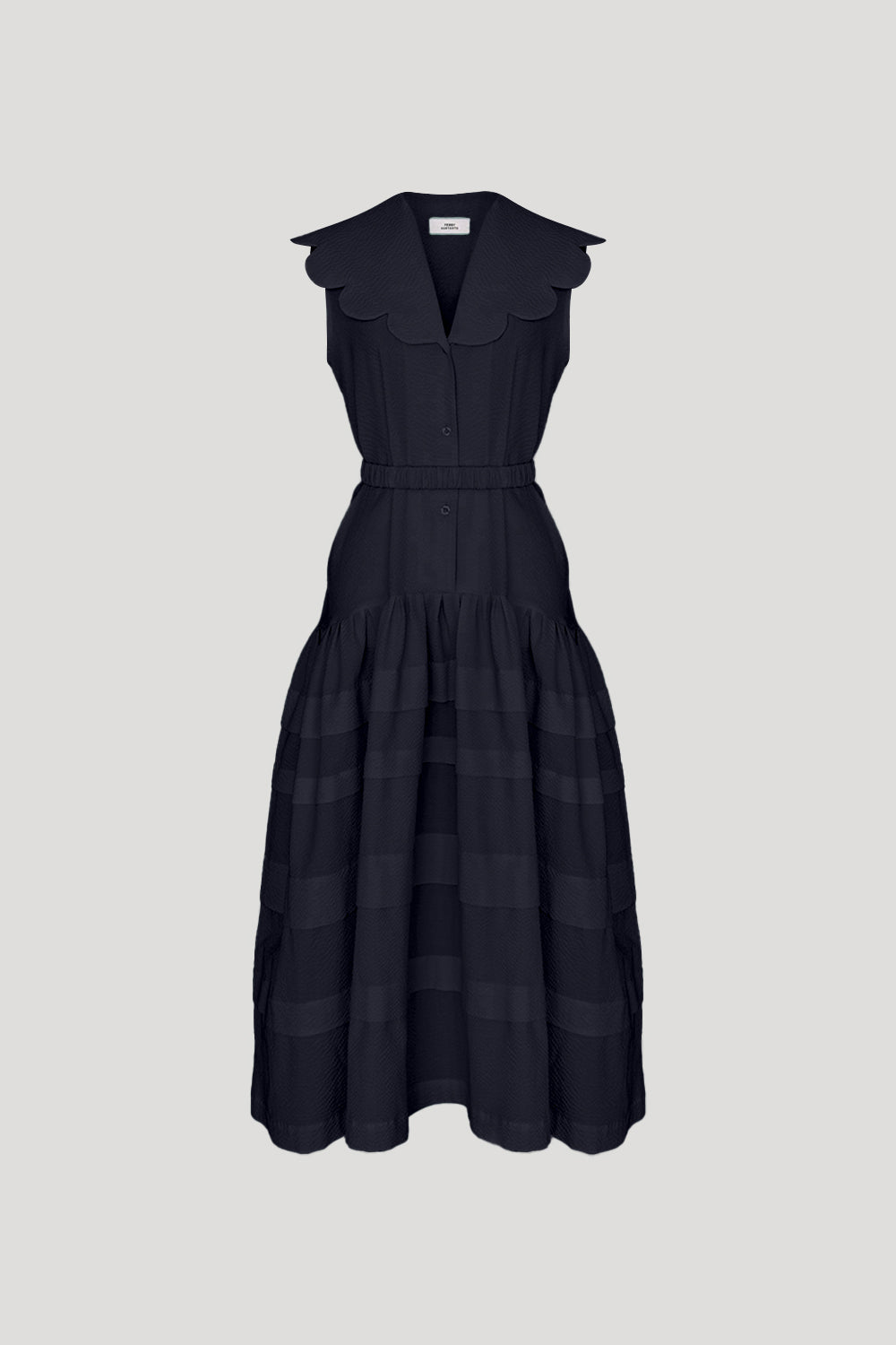 NUANCE Dress in Dark Blue