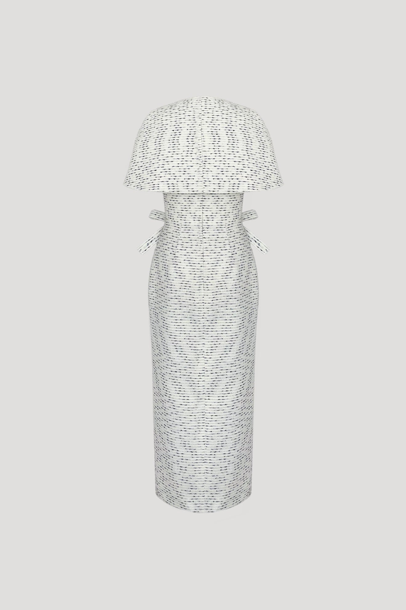 OCCIPUT Dress in Powder White