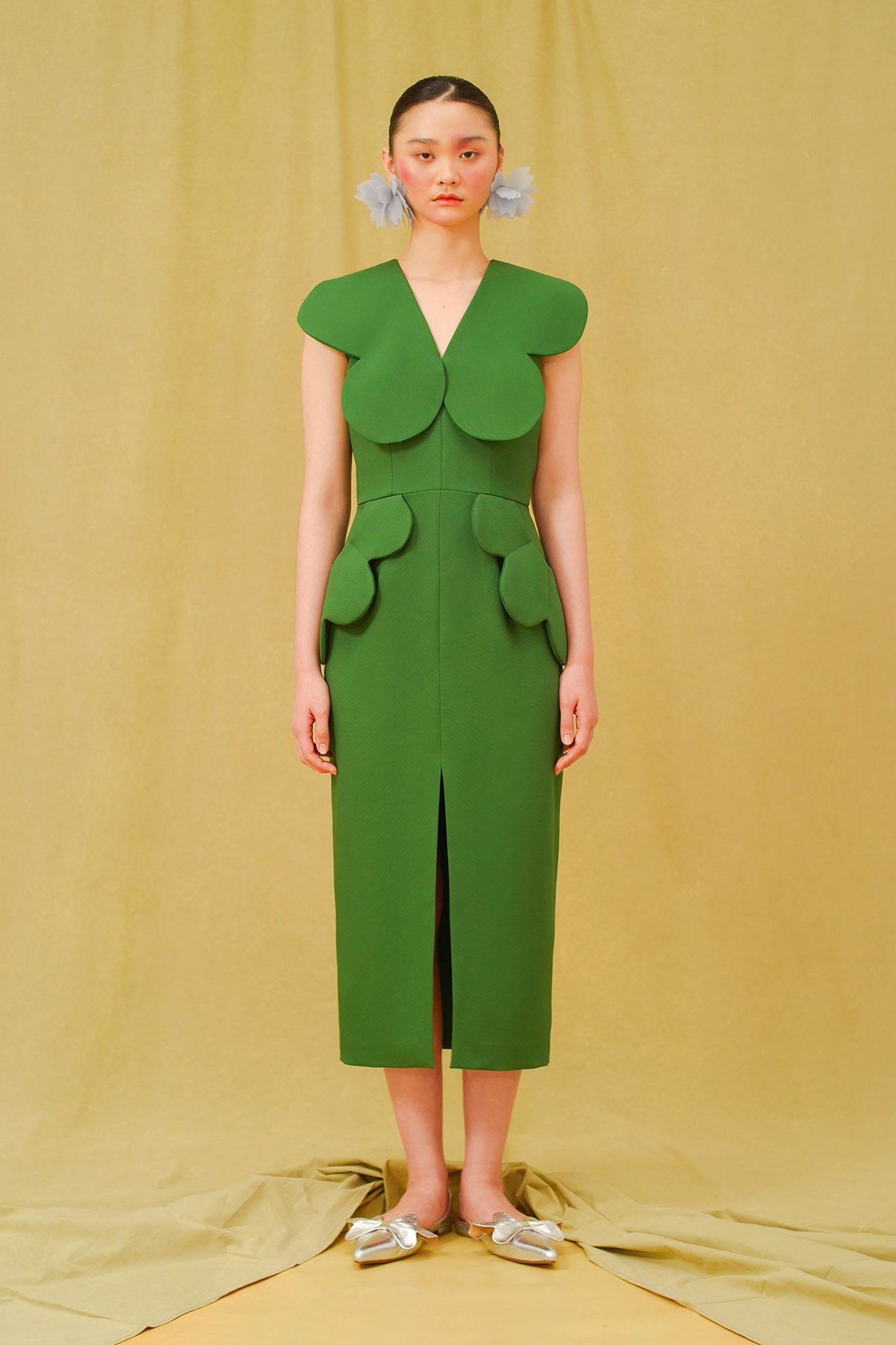 ONDO Dress in Mineral Green