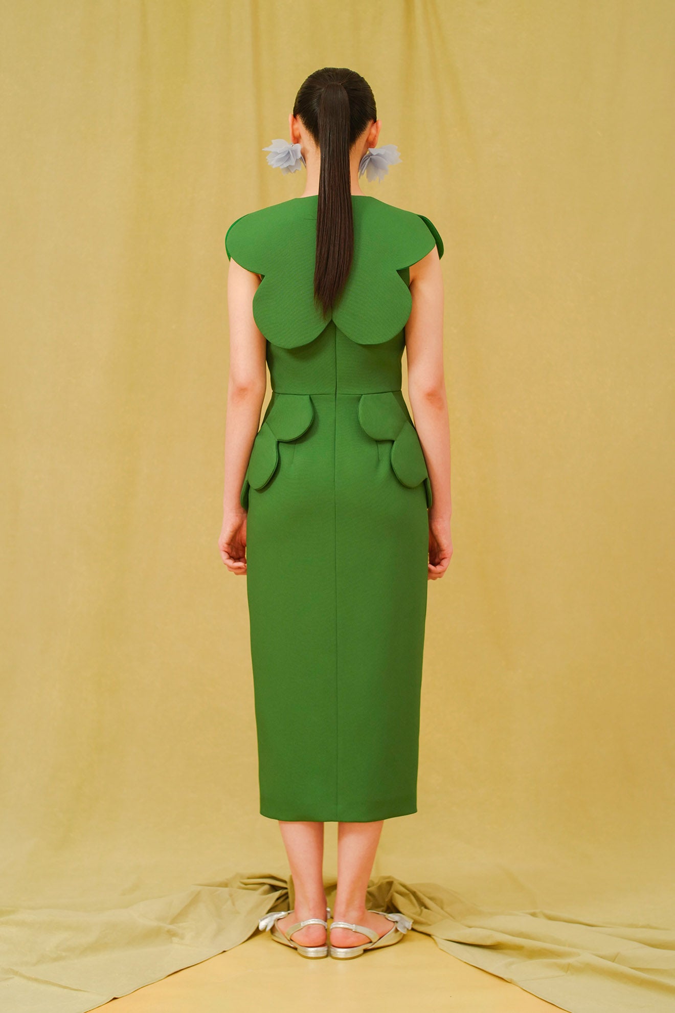 ONDO Dress in Mineral Green