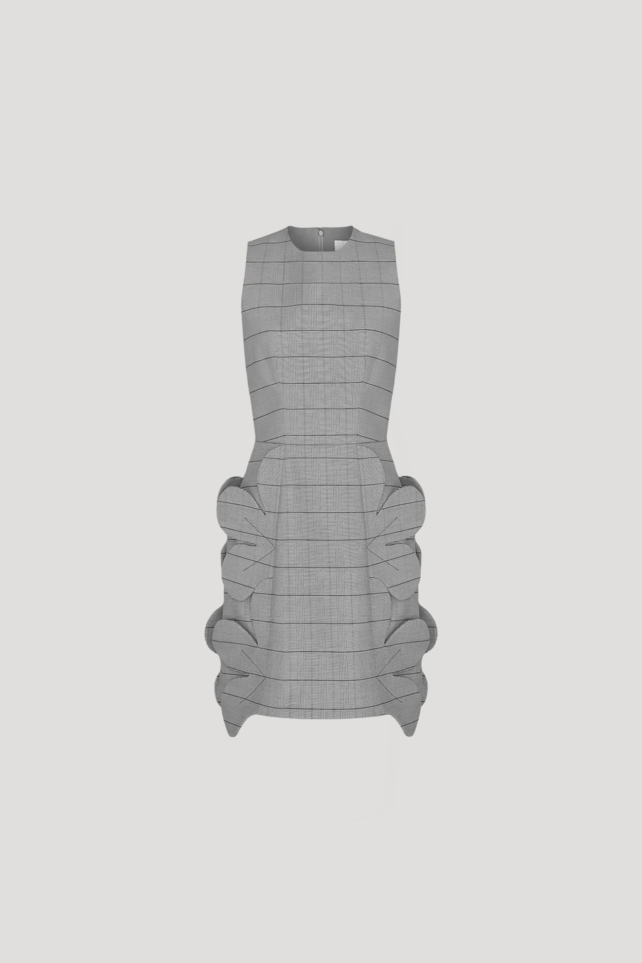 OOTHECA Dress in Plaid Grey