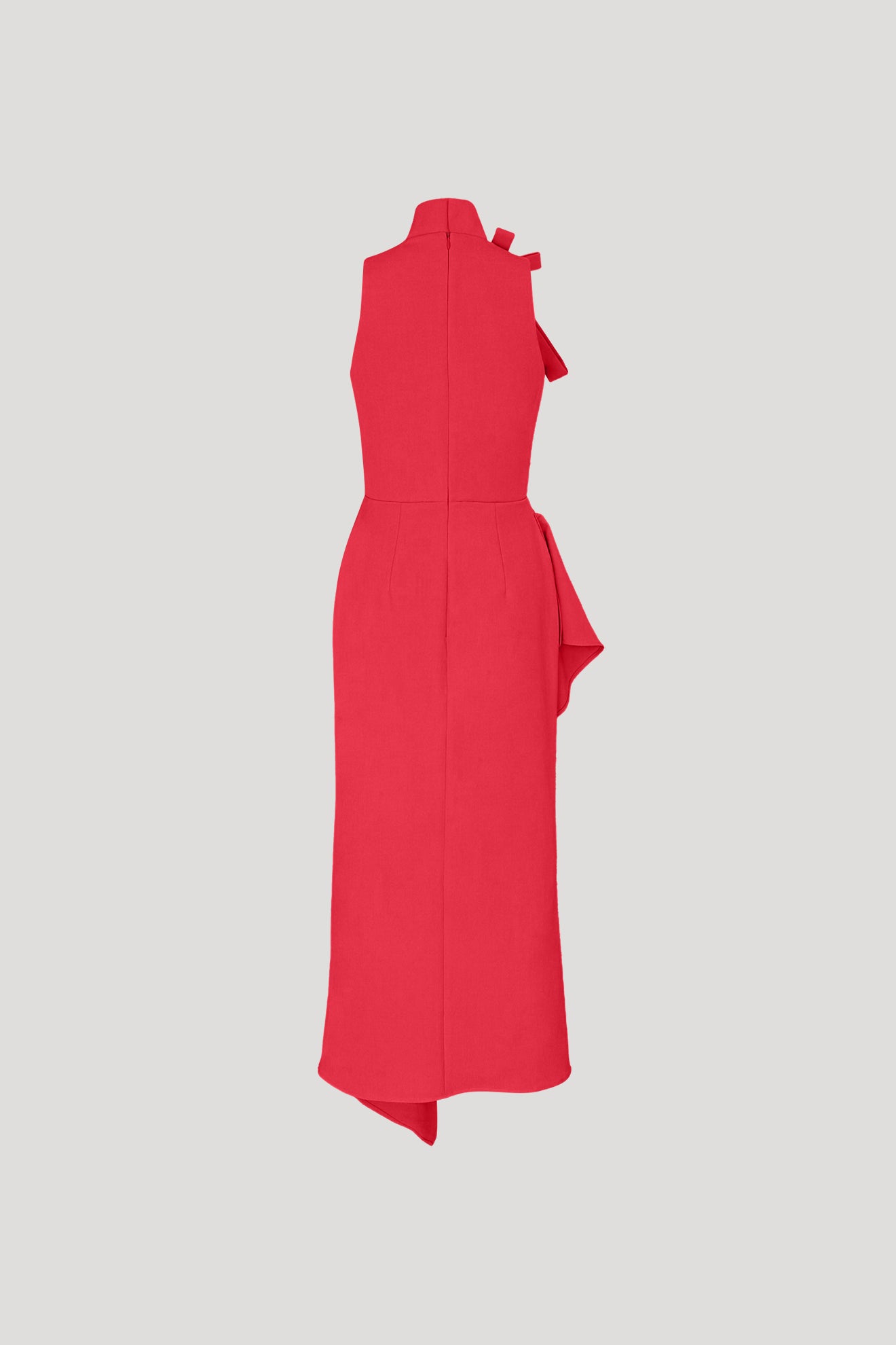 OSMANTHUS Dress in Vermillion Red