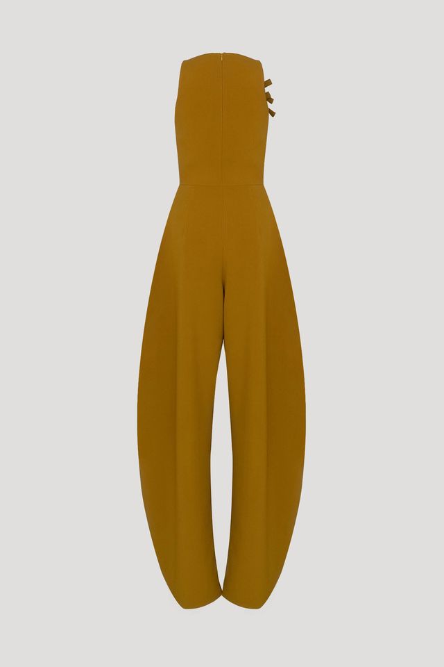 KOMADORI Jumpsuit in Ochre Brown