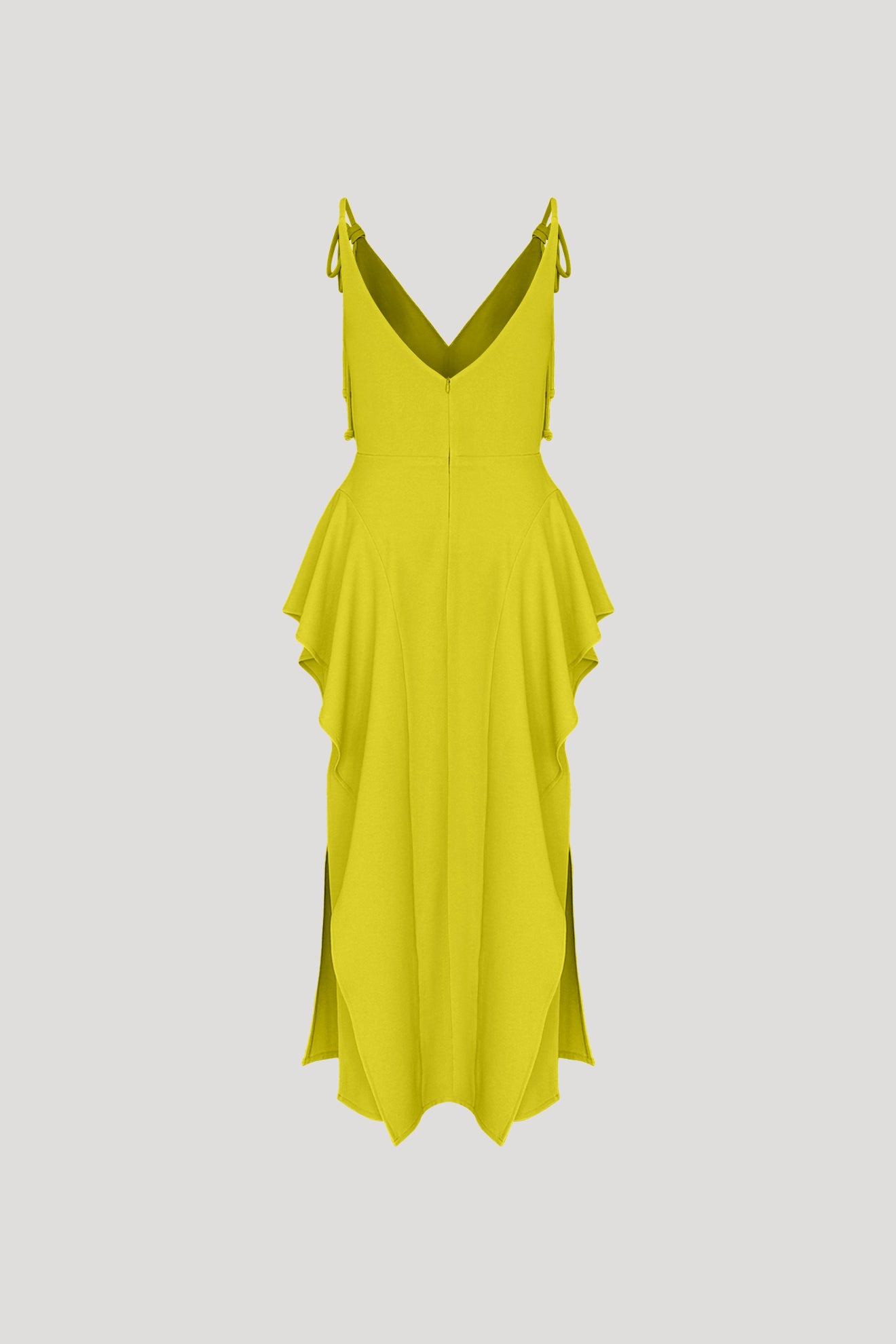 PASDEBOURREE Dress in Lime Green